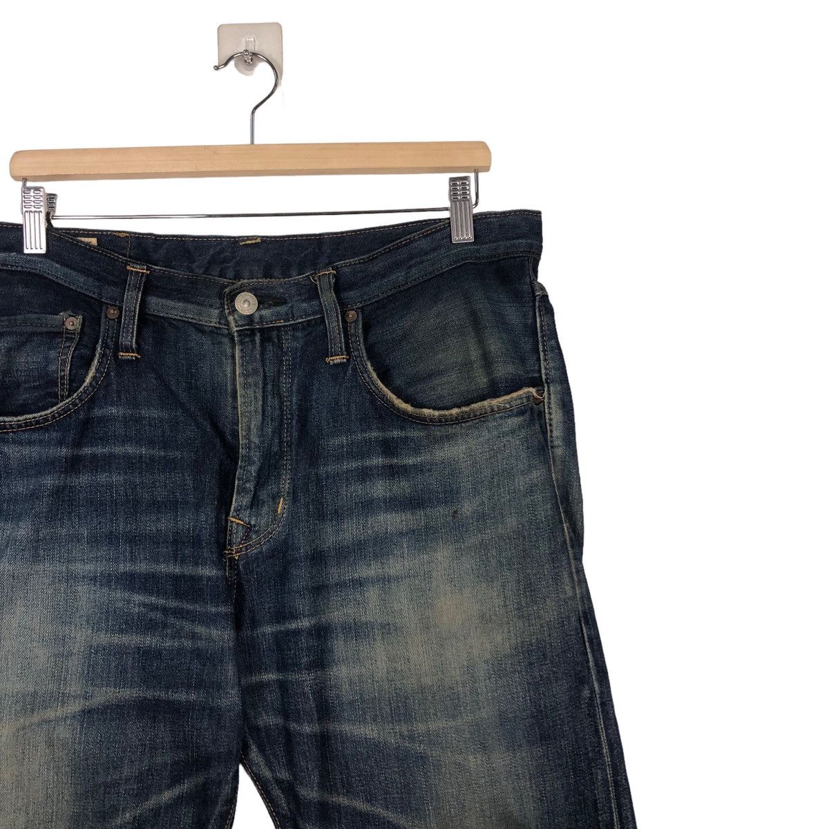 Edwin 🔥Vintage Edwin Denim Jeans Japan Issey Miyake Size US 34 / EU 50 - 6 Thumbnail