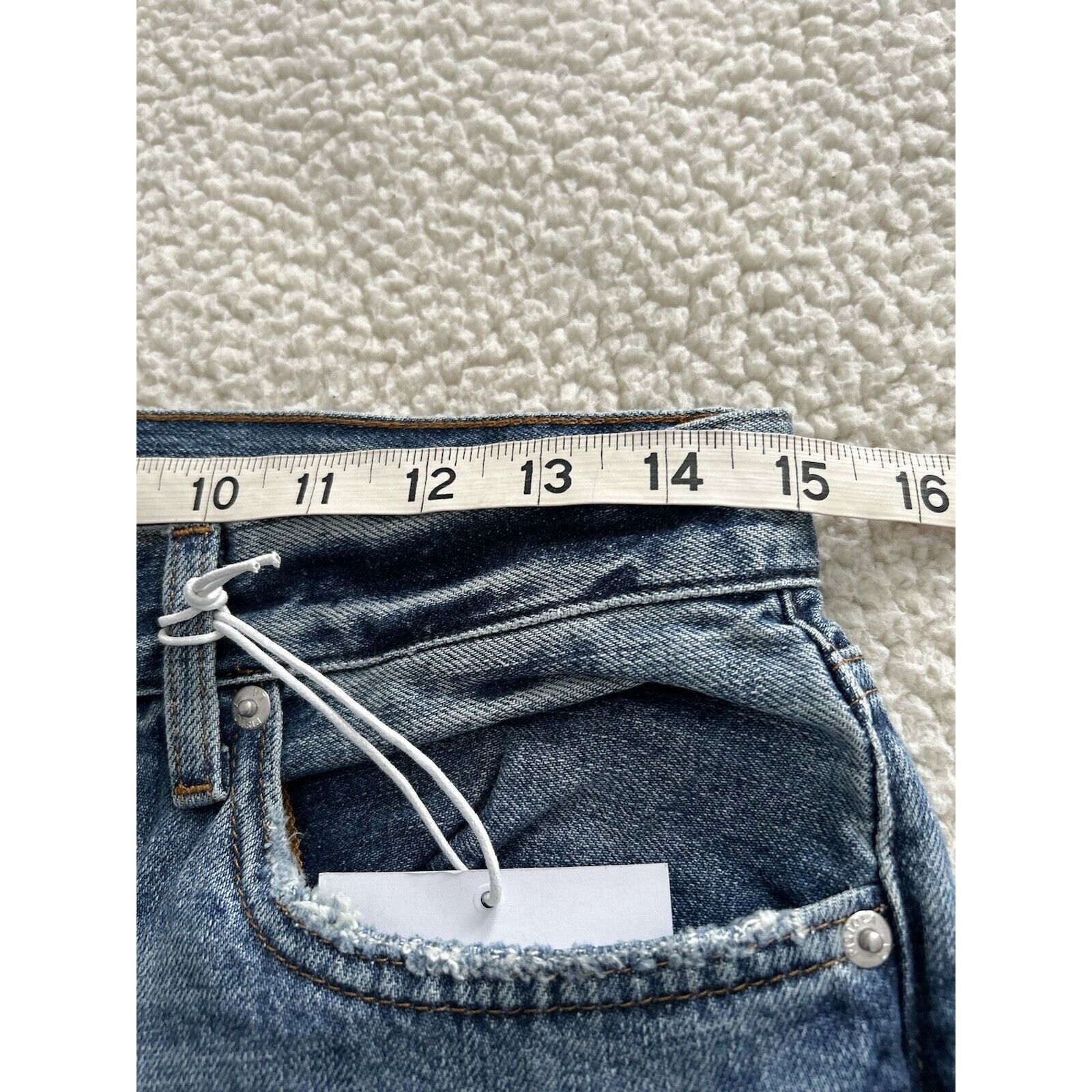 Pistola Presley High Rise Relaxed Roller Jean Crop Length in