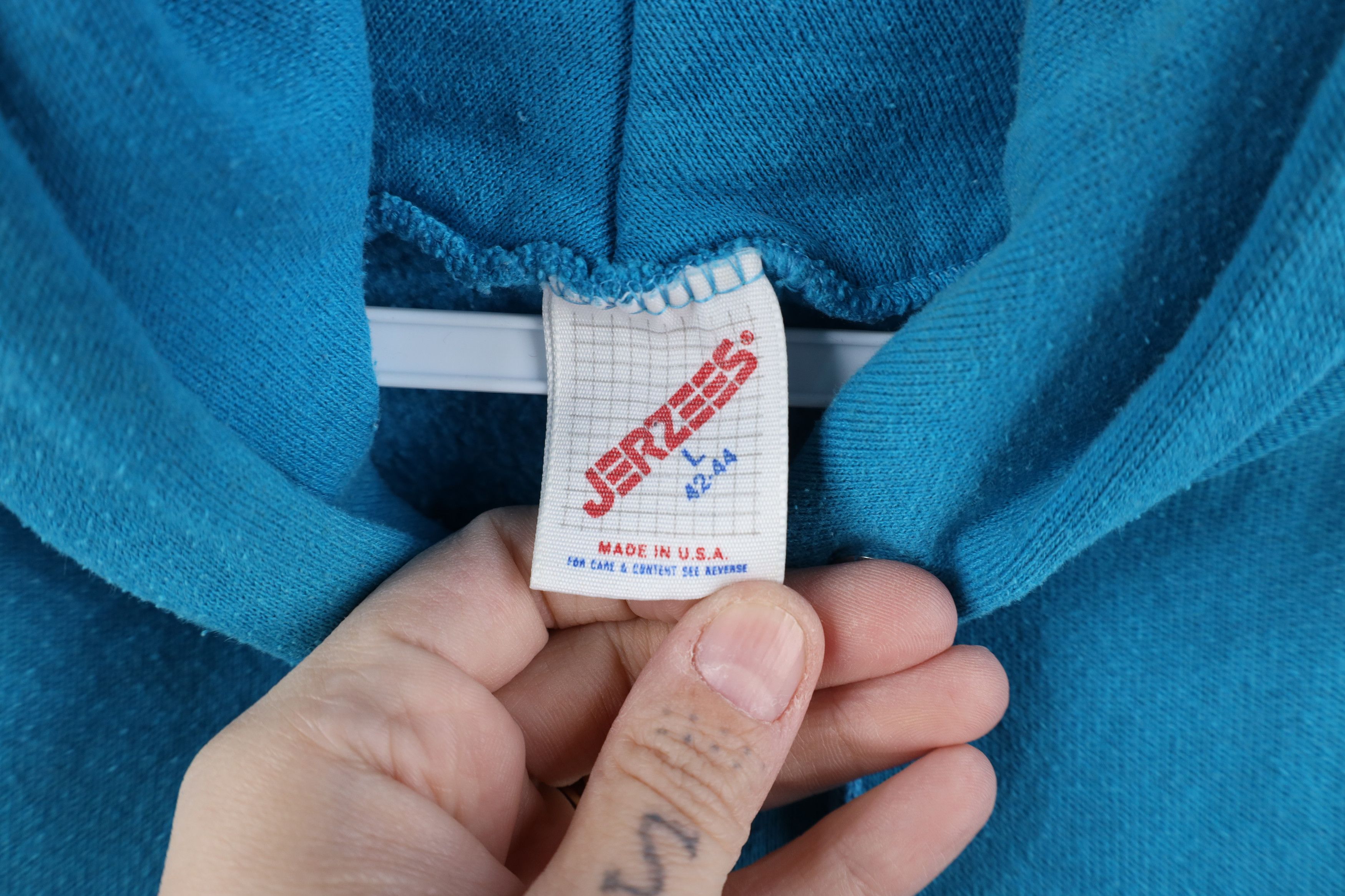 Vintage Vintage 90s Streetwear Las Vegas Hoodie Sweatshirt USA Size L / US 10 / IT 46 - 5 Thumbnail