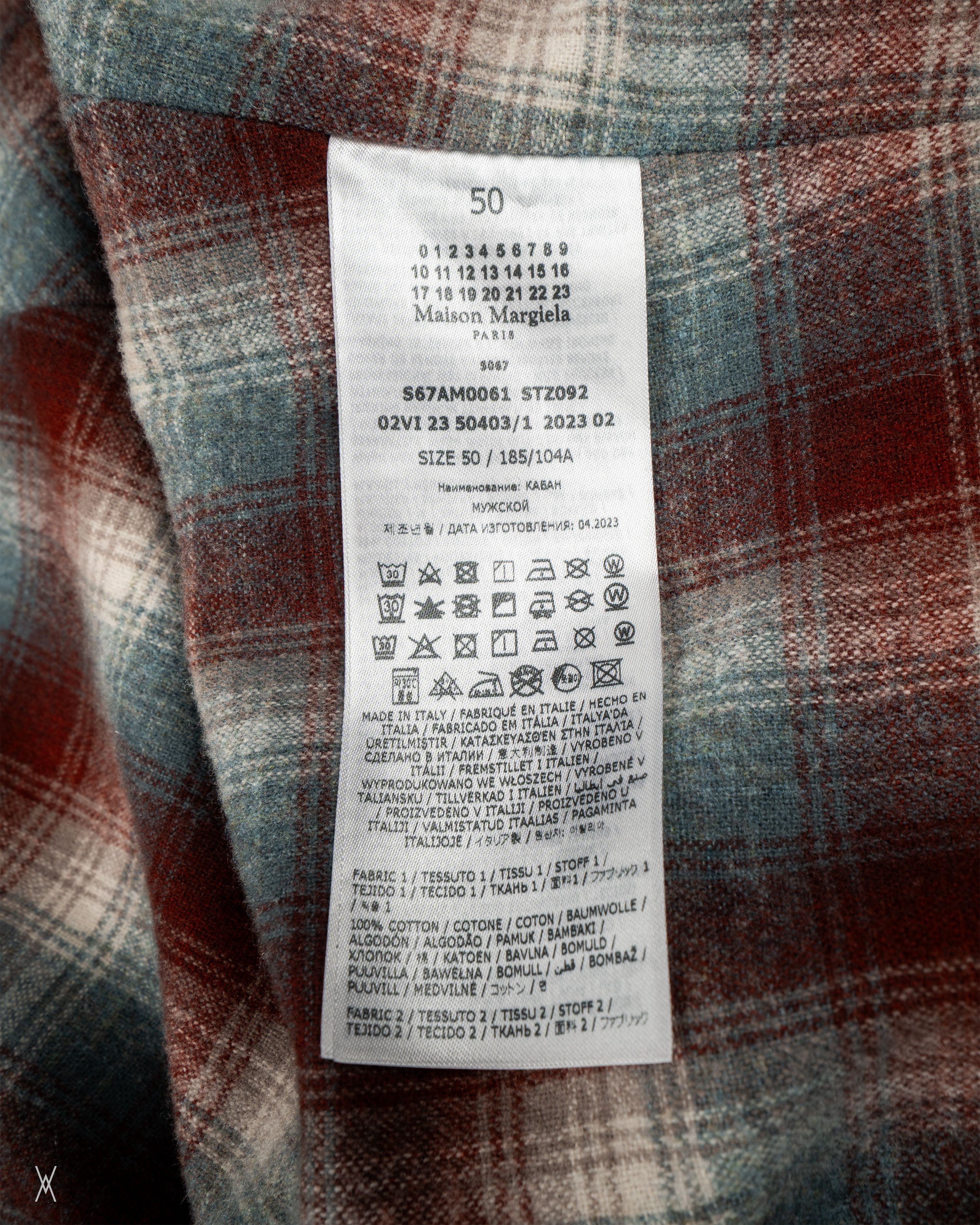 Maison Margiela Maison Margiela Pendleton Wool-Lined Denim Jacket Size US M / EU 48-50 / 2 - 6 Thumbnail