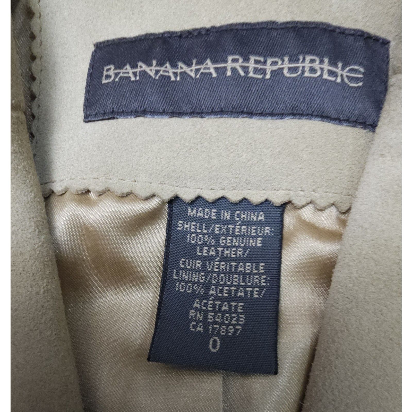 Banana Republic Banana Republic 100% Suede Genuine Leather Blazer Jacket 0 Size XS / US 0-2 / IT 36-38 - 5 Thumbnail
