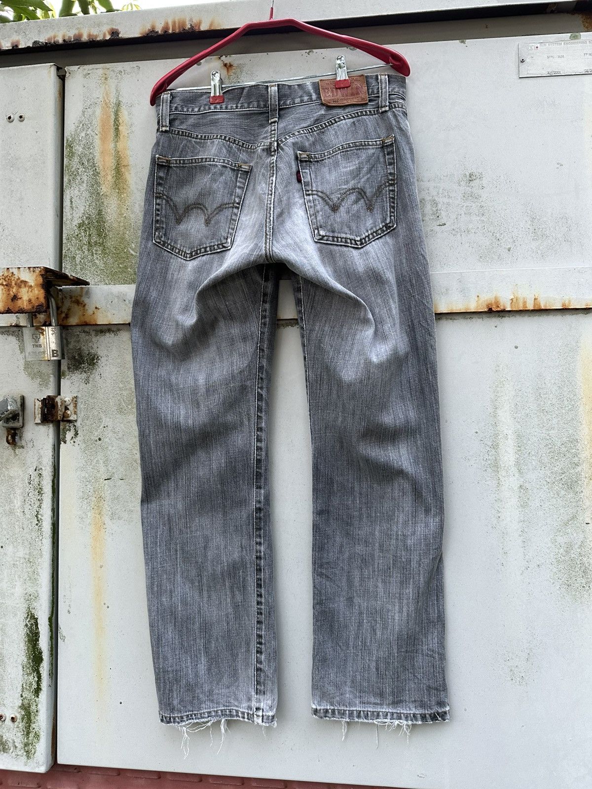 Edwin 👹Vintage THRASHED EDWIN Straight Cut Jeans Size US 30 / EU 46 - 3 Thumbnail