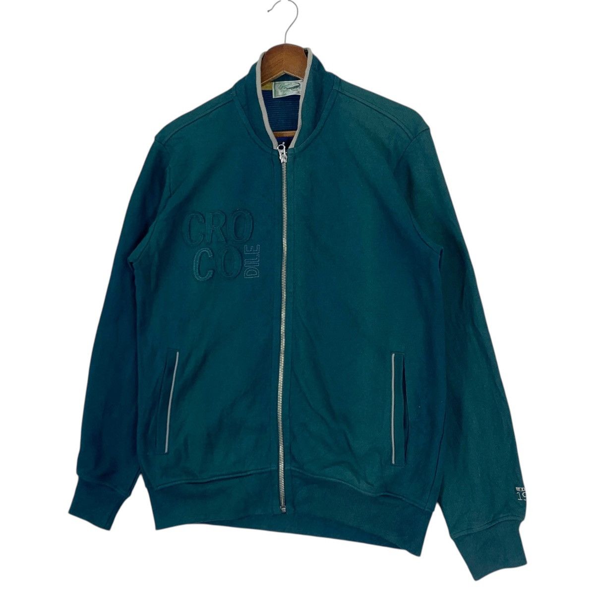 Japanese Brand × Vintage Vintage Crocodile Sweater Full Zipper Size US S / EU 44-46 / 1 - 3 Thumbnail