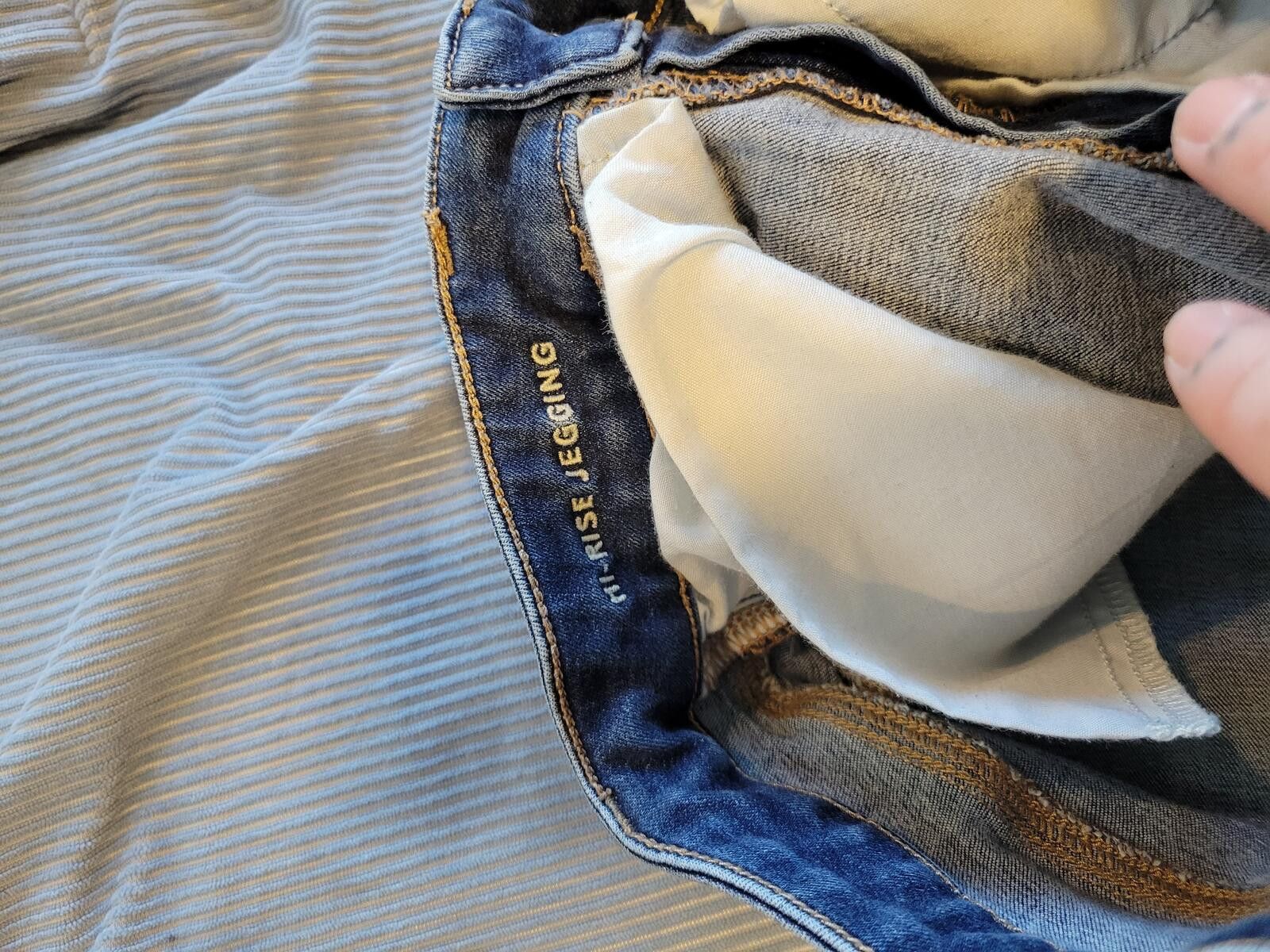 American Eagle Outfitters American Eagle Women's Blue Skinny Jeans Size 6 Regular Size 28" / US 6 / IT 42 - 5 Thumbnail