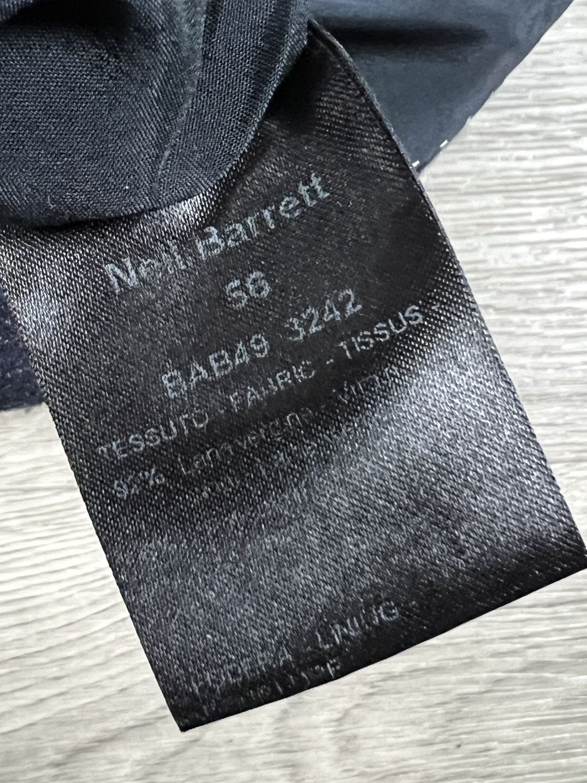 Neil Barrett Neil Barrett Navy and White Wool Pinstripe Suit Mens Size 56 Size 46R - 9 Thumbnail