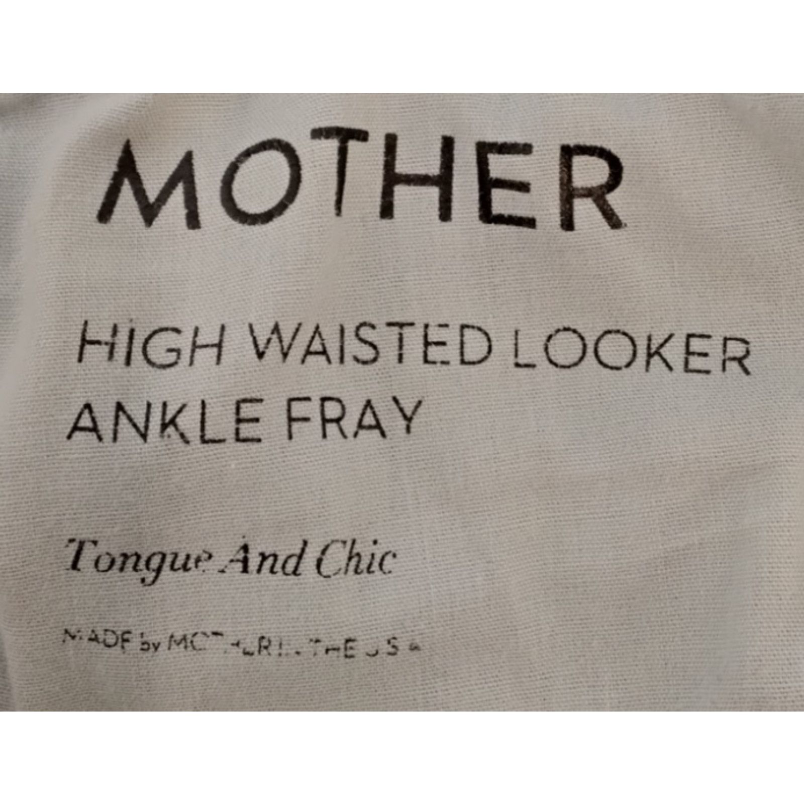 MOTHER Mother Highwaisted Looker Ankle Jean Women's 28 Dark Wash Size 28" / US 6 / IT 42 - 11 Thumbnail