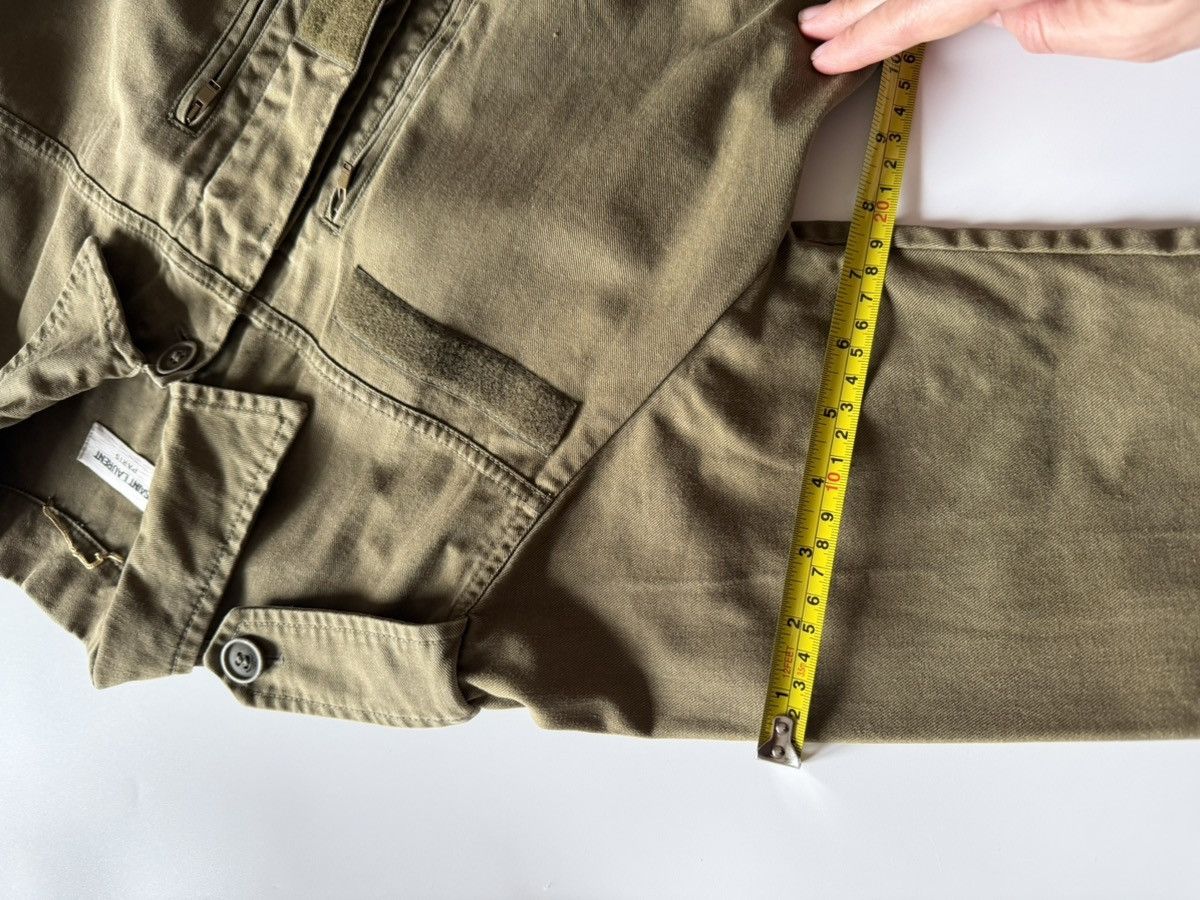 Saint Laurent Paris Saint Laurent Paris 16SS Military Jacket Khaki Size XS / US 0-2 / IT 36-38 - 20 Thumbnail