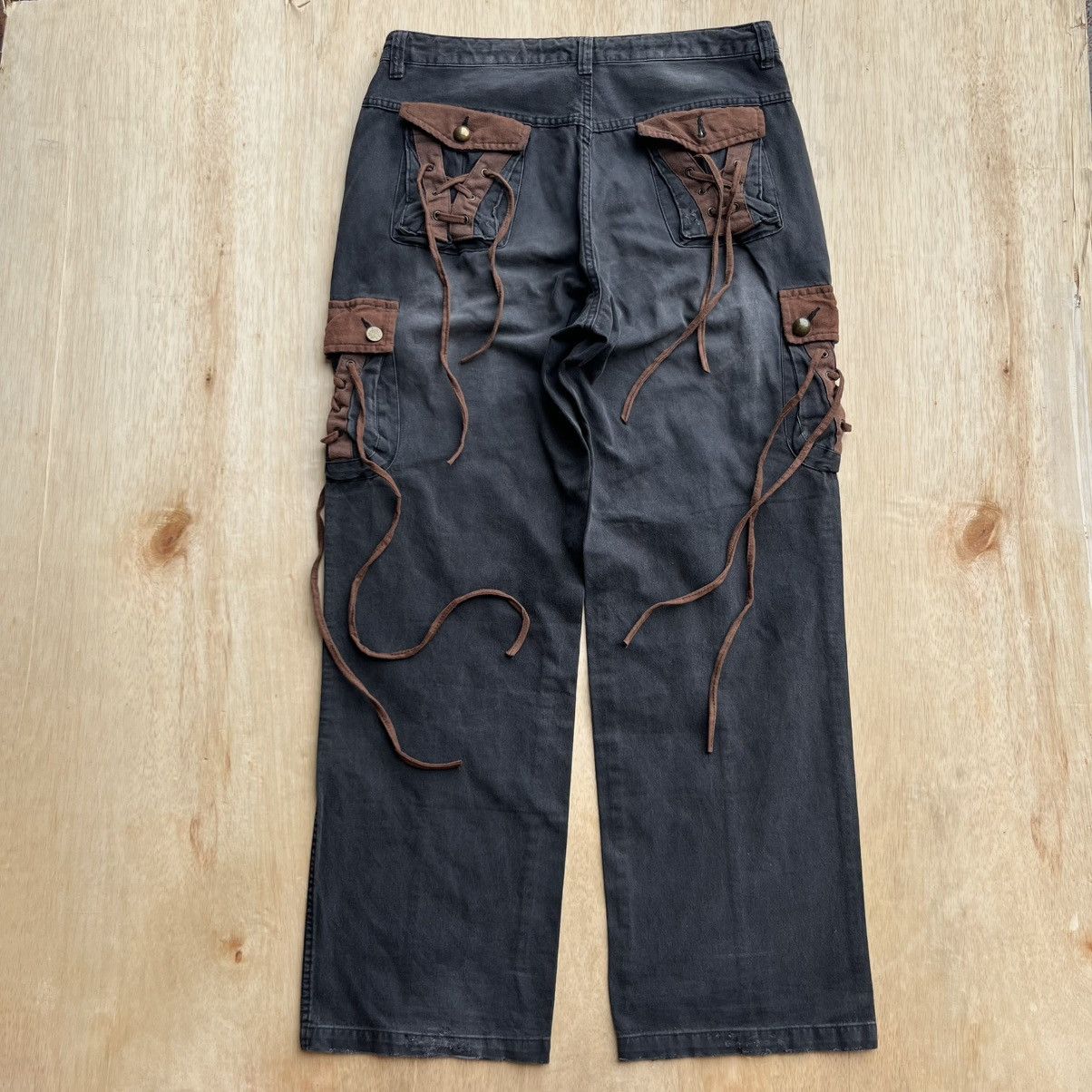 Japanese Brand R&G LACE UP CARGO LIKE JAPANESE BRAND Size US 34 / EU 50 - 6 Thumbnail