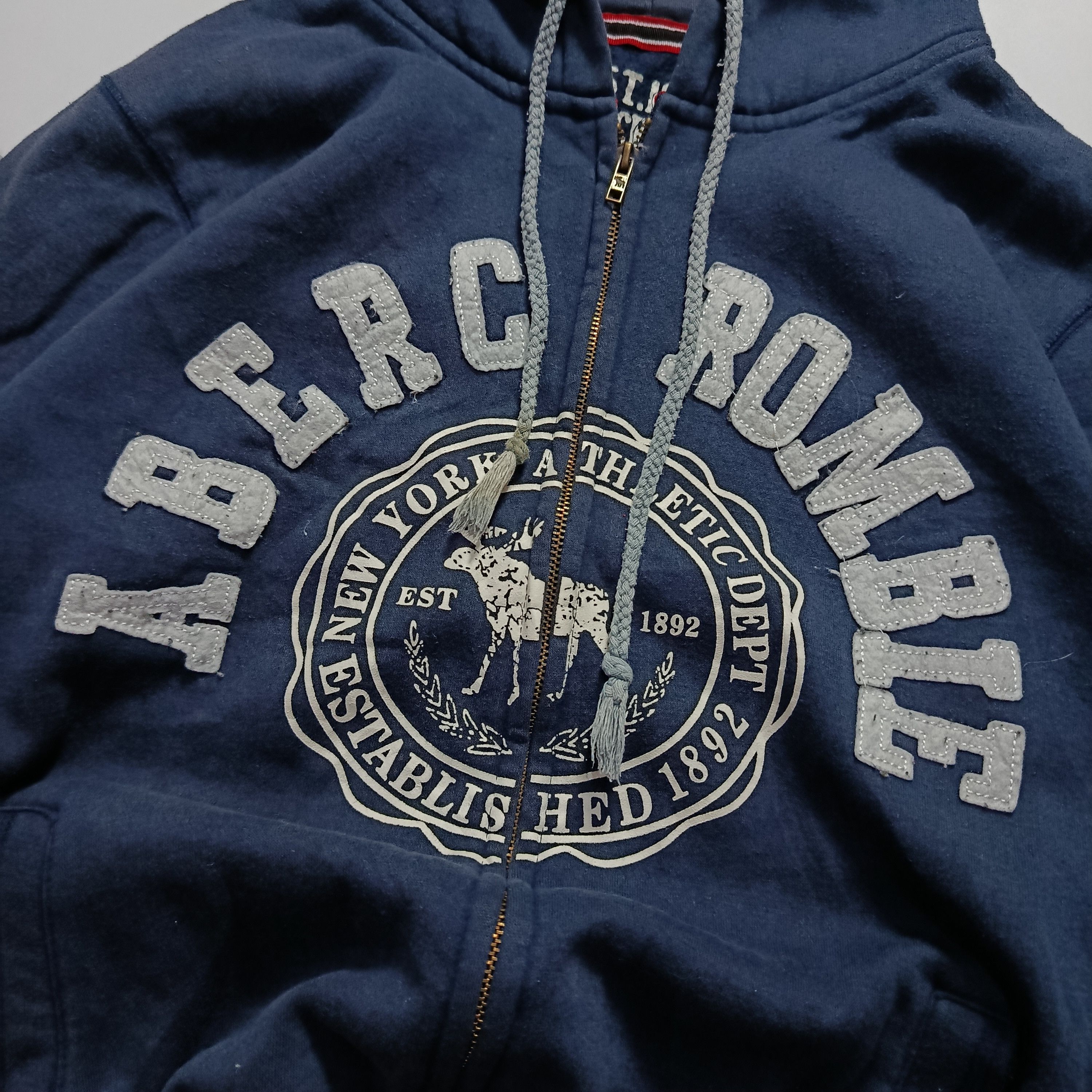 Abercrombie & Fitch Vintage Abercrombie Collegiate Zip Hoodie Size US M / EU 48-50 / 2 - 3 Thumbnail