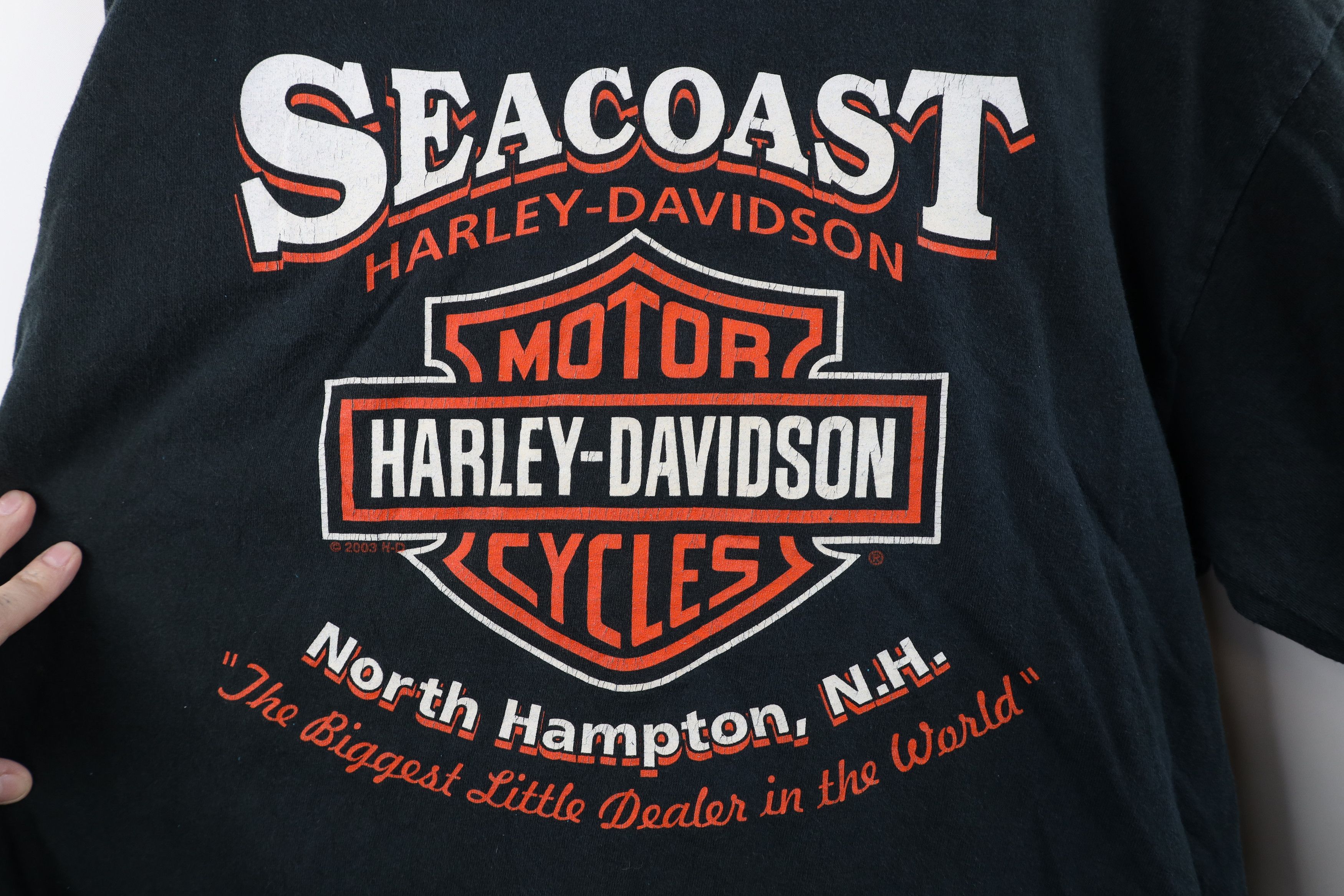 Harley Davidson Vintage Harley Davidson Flames Long Sleeve T-Shirt Black Size US M / EU 48-50 / 2 - 12 Thumbnail