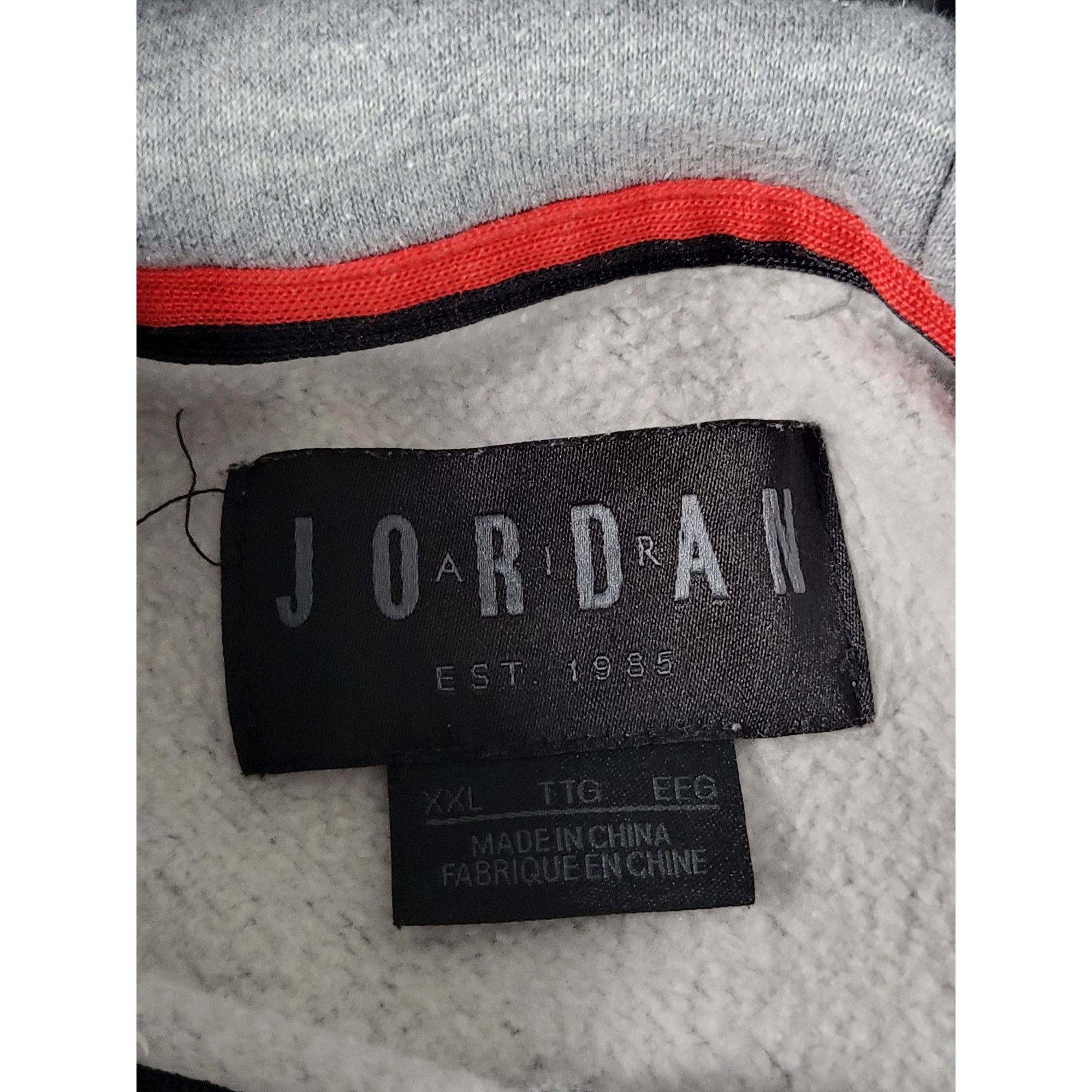 Jordan Brand Air Jordan Nike Hoodie Men Sz XXL AT4861-092 Big Logo Gray P Size US XXL / EU 58 / 5 - 7 Thumbnail