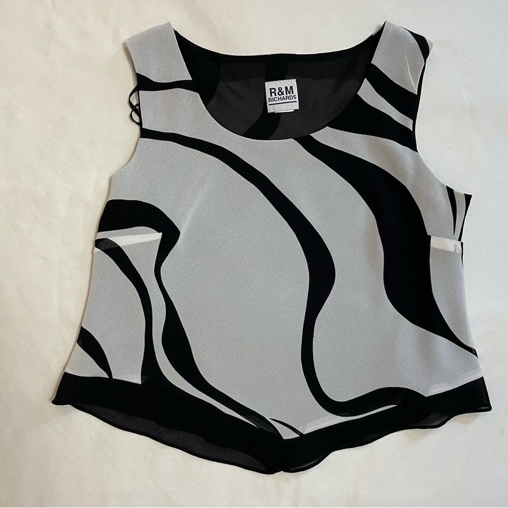 Other R&M Richards White Black Tank Top Size L Size L / US 10 / IT 46 - 7 Thumbnail