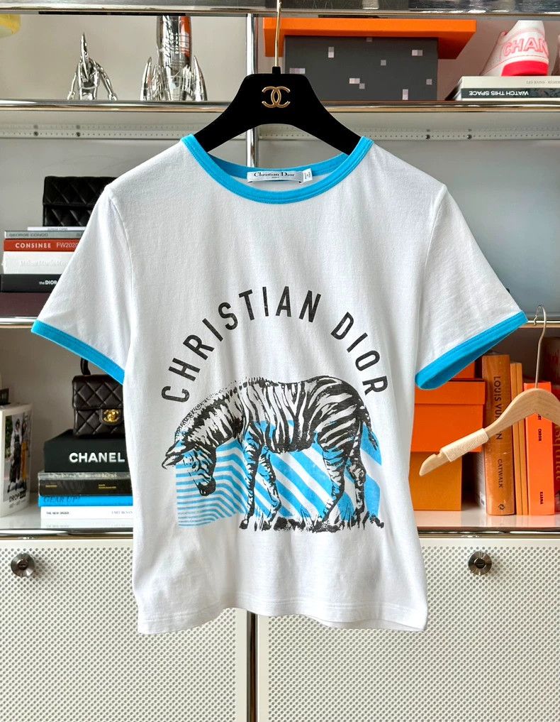 Dior Dior Pop Art Zebra Print T-Shirt-dmc Size US M / EU 48-50 / 2 - 1 Thumbnail