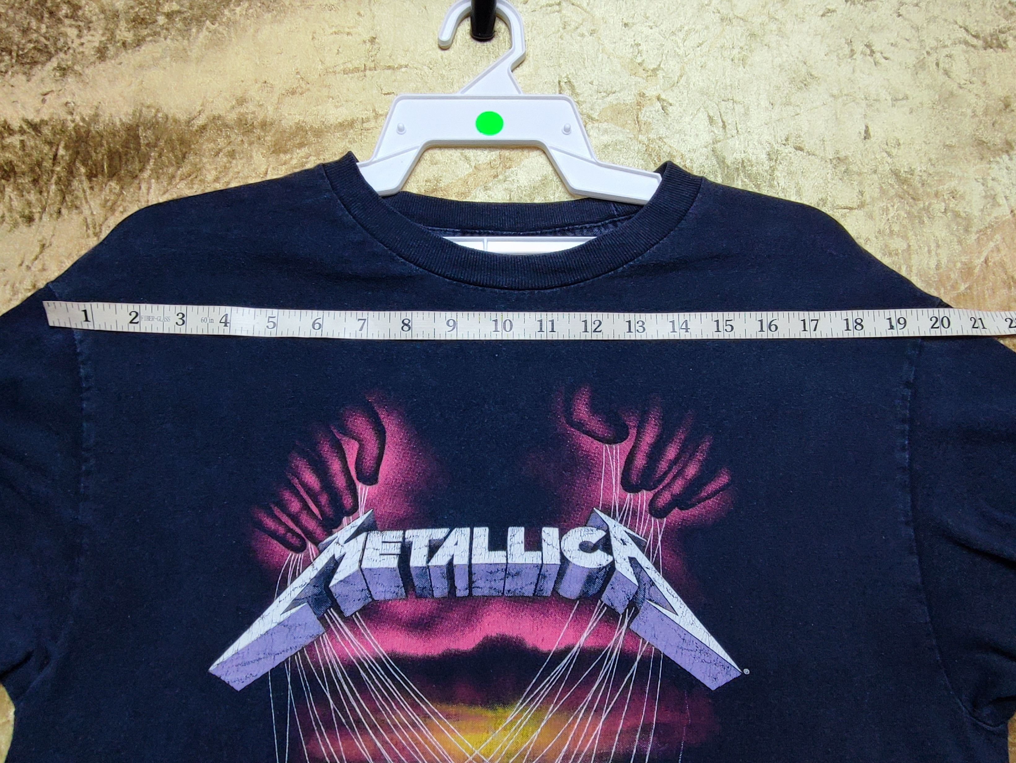 Band Tees Metallica Master Of Puppets Band Tee T Shirt Size US L / EU 52-54 / 3 - 6 Thumbnail
