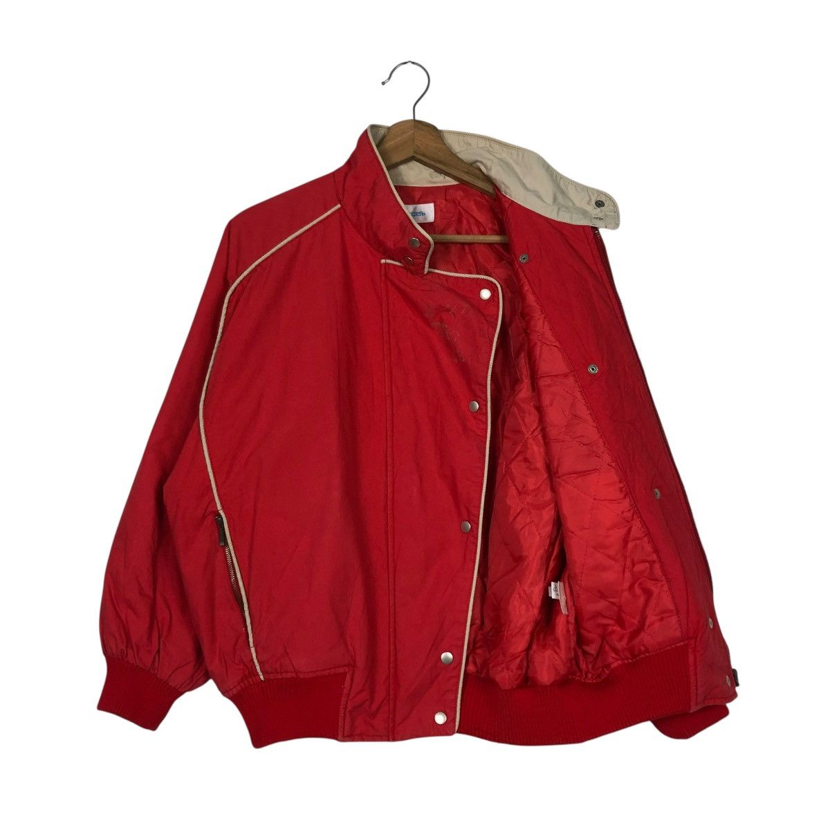 Vintage 🔥VINTAGE 80’s JANTZEN BOMBER JACKET PARACHUTE DESIGN Size US M / EU 48-50 / 2 - 14 Thumbnail