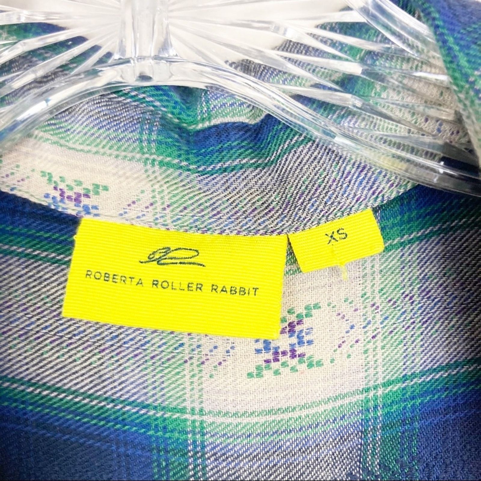 Other Roberta roller rabbit plaid ombré flannel blue Size XS / US 0-2 / IT 36-38 - 2 Thumbnail