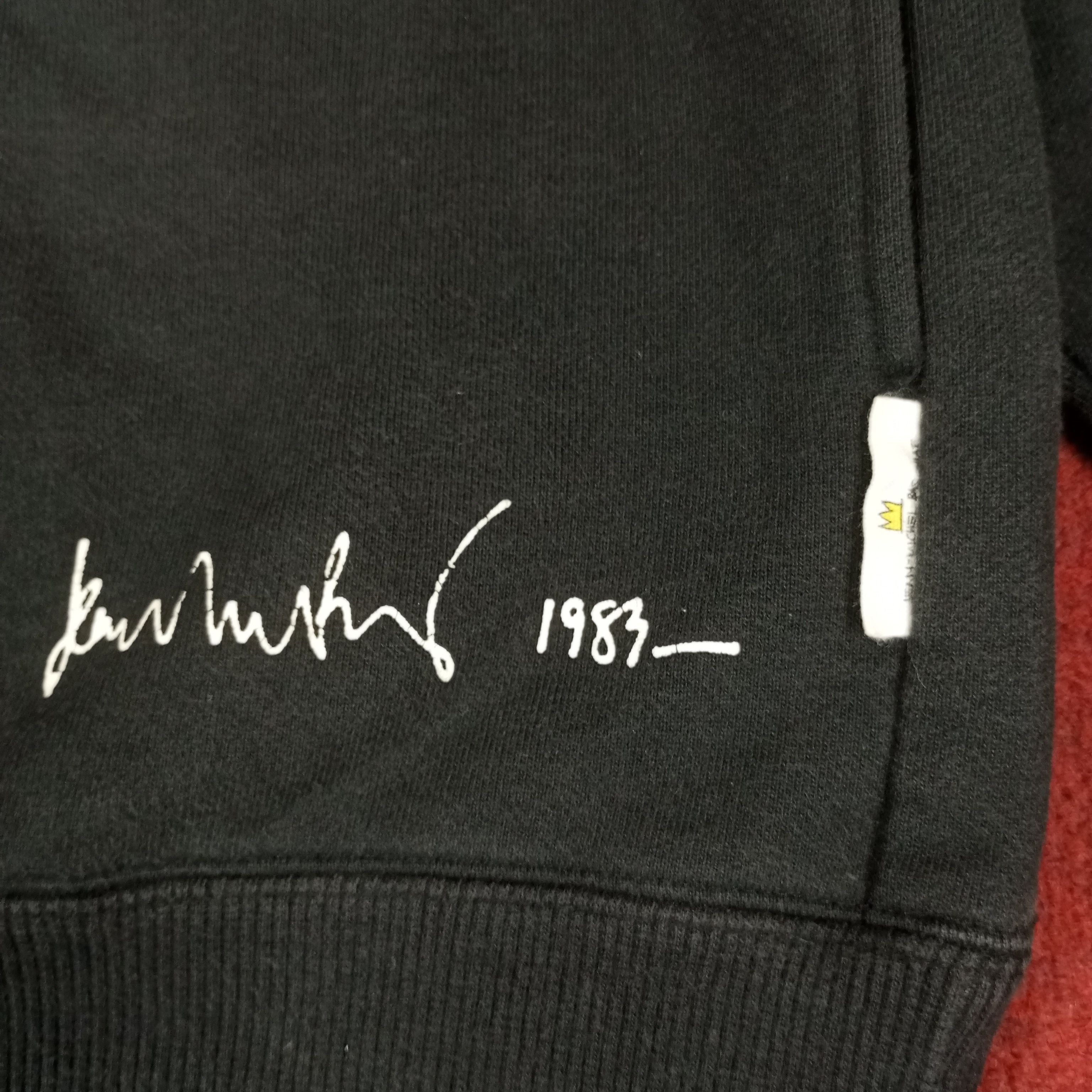 Japanese Brand × Jean-Michel Basquiat × Vintage Jean Michel Basquiat X Japanese Brand Streetwear Hoodies Size US M / EU 48-50 / 2 - 3 Thumbnail
