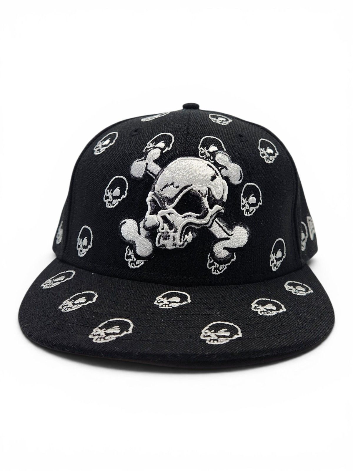 New Era New Era 59FIFTY Skull All-Over Print Fitted Hat 💀 Size ONE SIZE - 1 Thumbnail