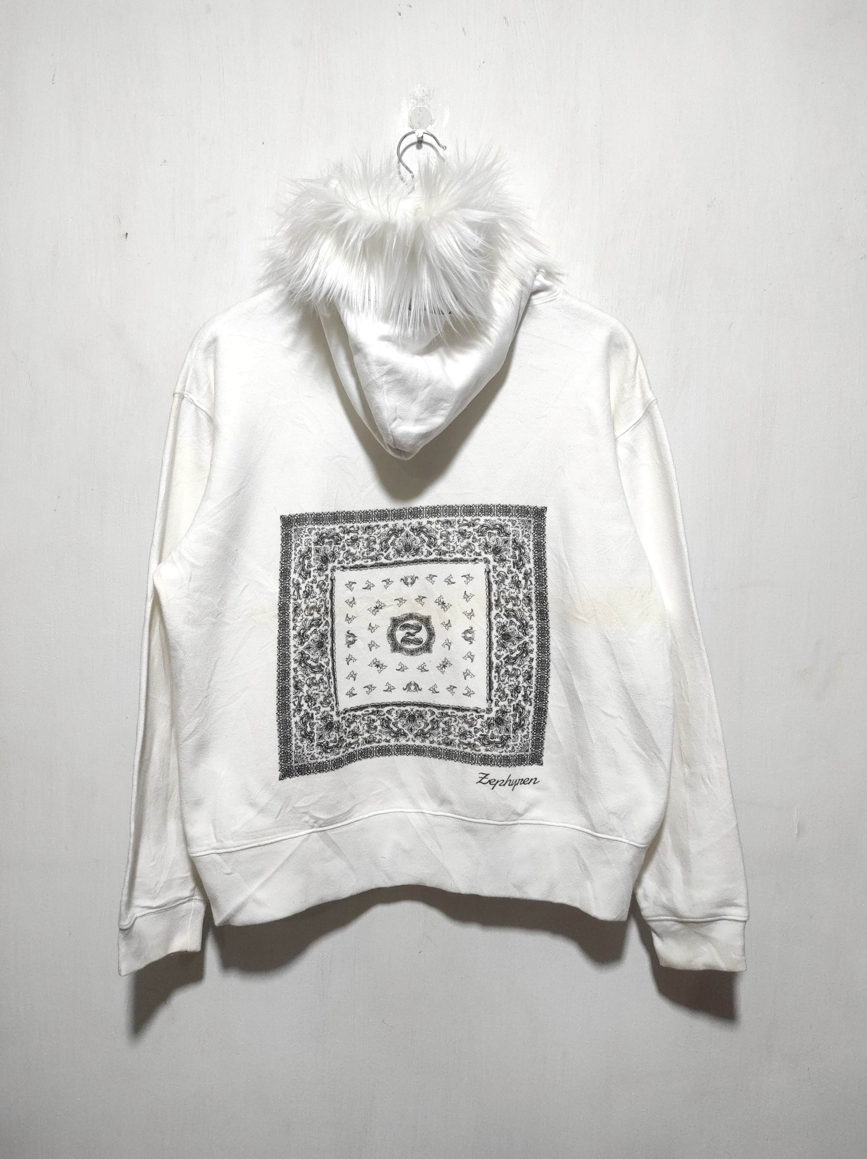If Six Was Nine Zephyren Bandana Fur Hoodie IfSixWasNine LGB style white Size US M / EU 48-50 / 2 - 11 Thumbnail