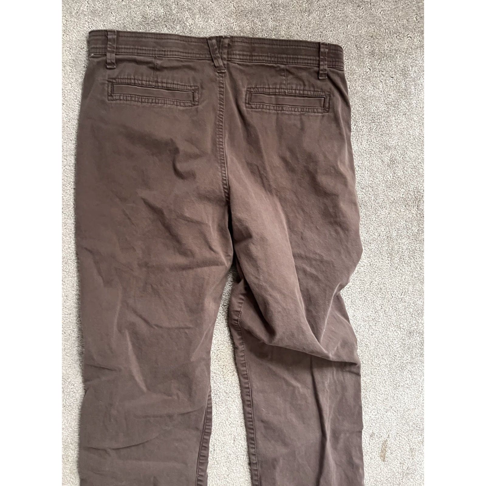 Gloria Vanderbilt Gloria Vanderbilt Women’s Brown Straight Leg Pants Chino Size 8P Womens Size 30" / US 8 / IT 44 - 4 Thumbnail