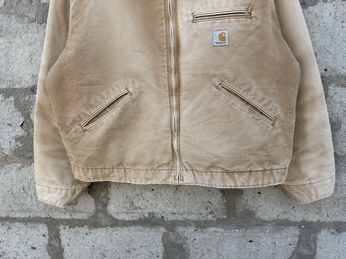 Carhartt × Vintage Vintage 90s Carhartt J001 BRN Detroit Jacket – Made in USA Size US XL / EU 56 / 4 - 4 Thumbnail