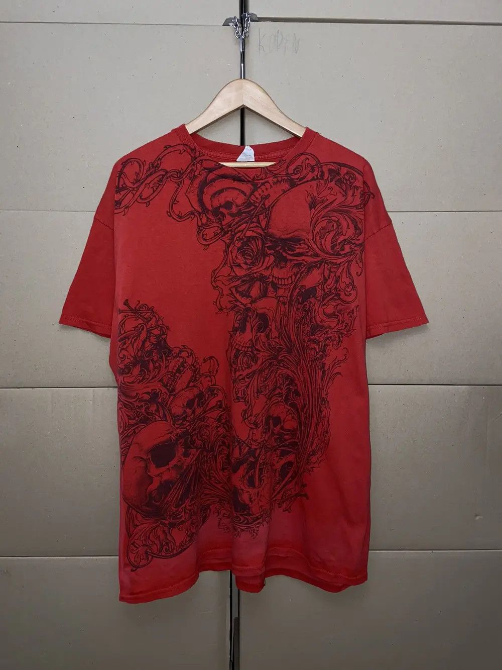 Affliction VINTAGE SKULLS Y2K FADED TEE T SHIRT AFFLICTION JAPANESE DRI Size US XL / EU 56 / 4 - 1 Thumbnail