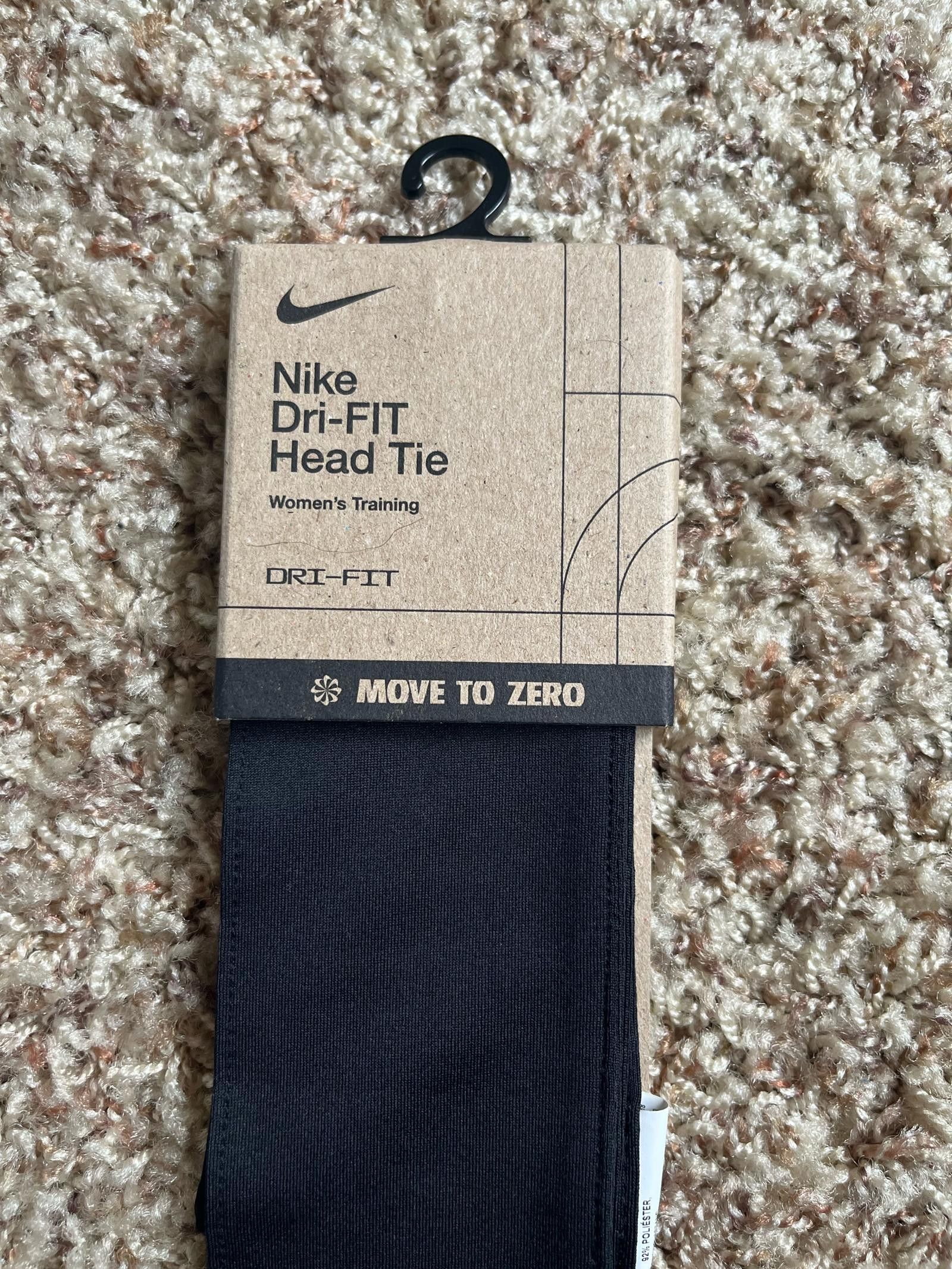 Nike Nike Dri-Fit Head Tie Womens Training Black Size ONE SIZE - 3 Thumbnail