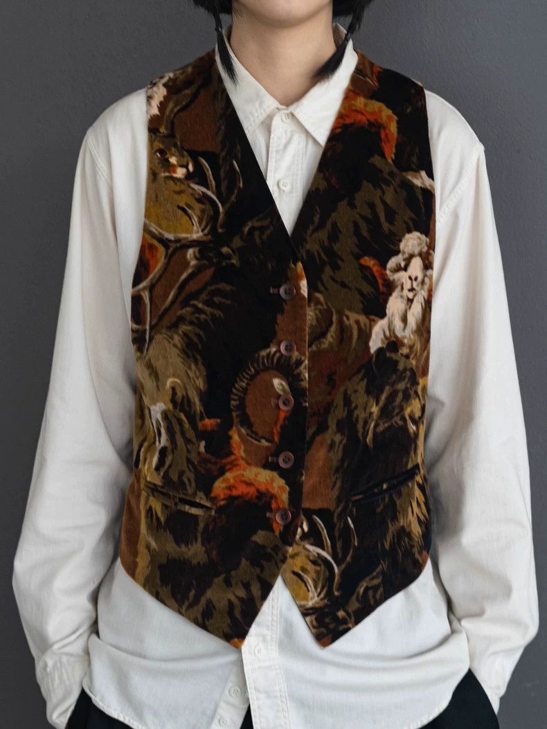 Kenzo KENZO Brown velvet vest vintage Size M / US 6-8 / IT 42-44 - 1 Thumbnail