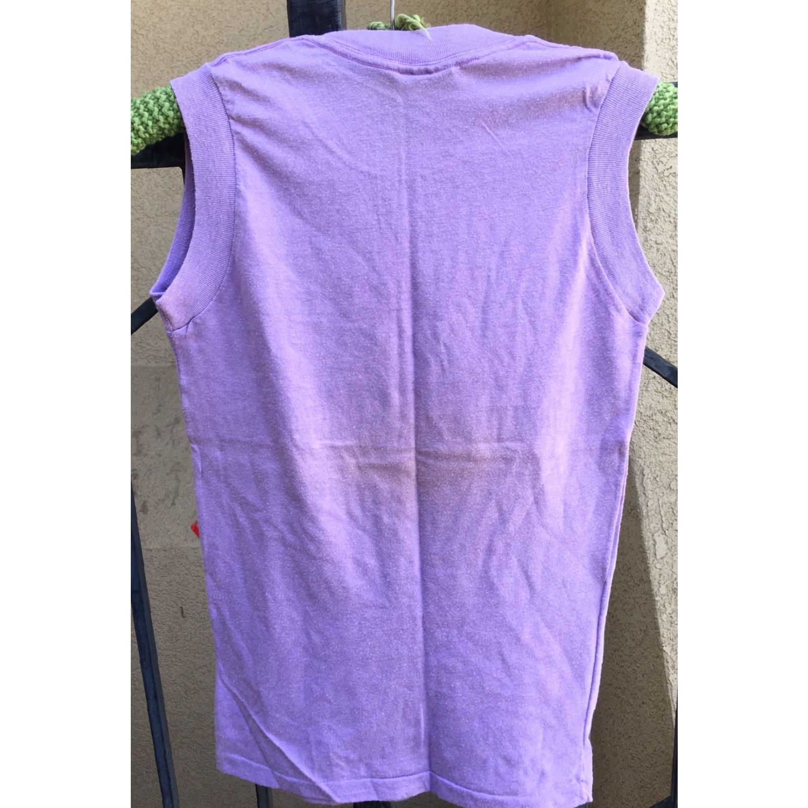 J Brand VINTAGE I Love Michigan Muscle Shirt Tee Heart Worn 80s Sneakers Mens S Purple Graphic Tee Size US S / EU 44-46 / 1 - 7 Thumbnail