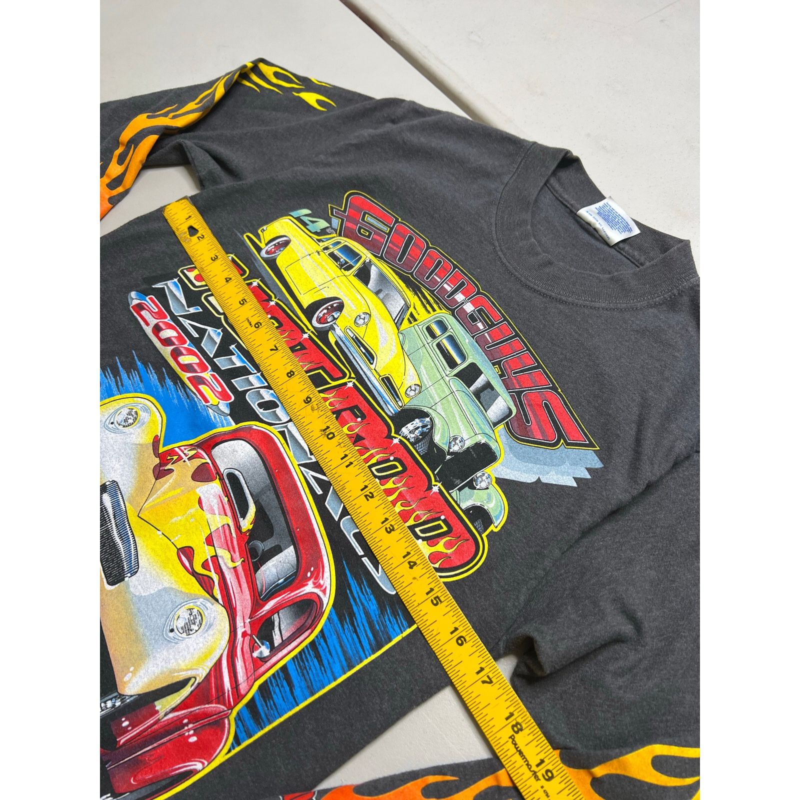Hanes Streetwear Vintage Hot Rods Custom Flame Fire Long Sz Small Size US S / EU 44-46 / 1 - 5 Thumbnail