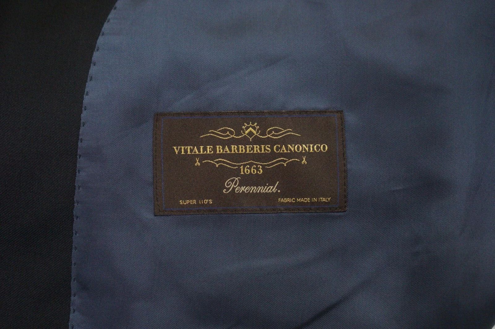 Suitsupply Men Suitsupply Suit La Spalla Perennial Navy Blue Wool US54 Size 54R - 5 Thumbnail