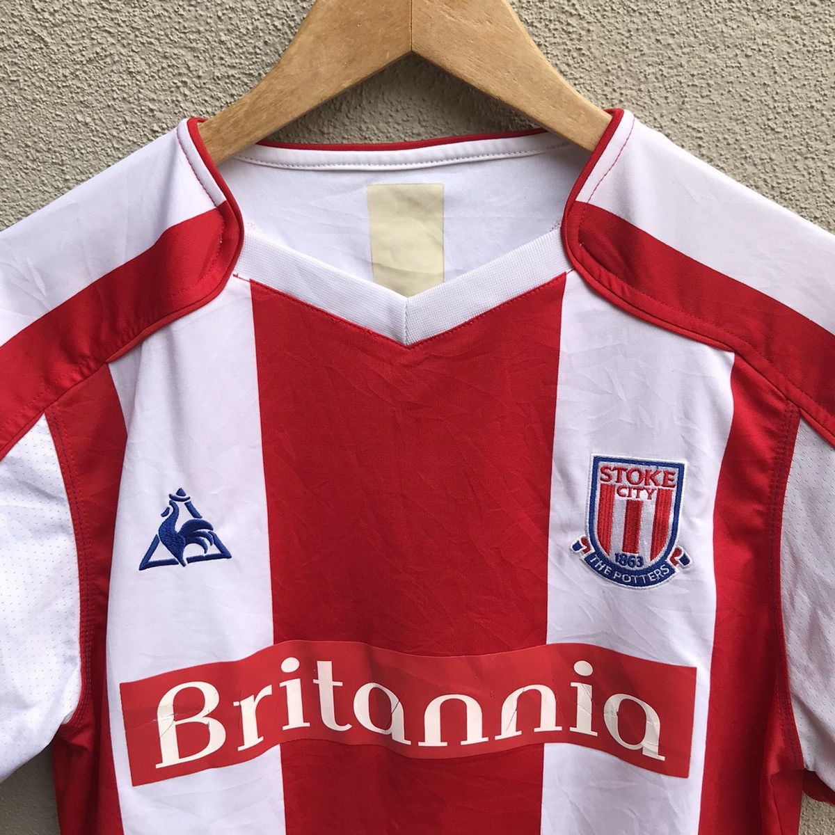 Vintage STOKE CITY club jersey lecoq england football