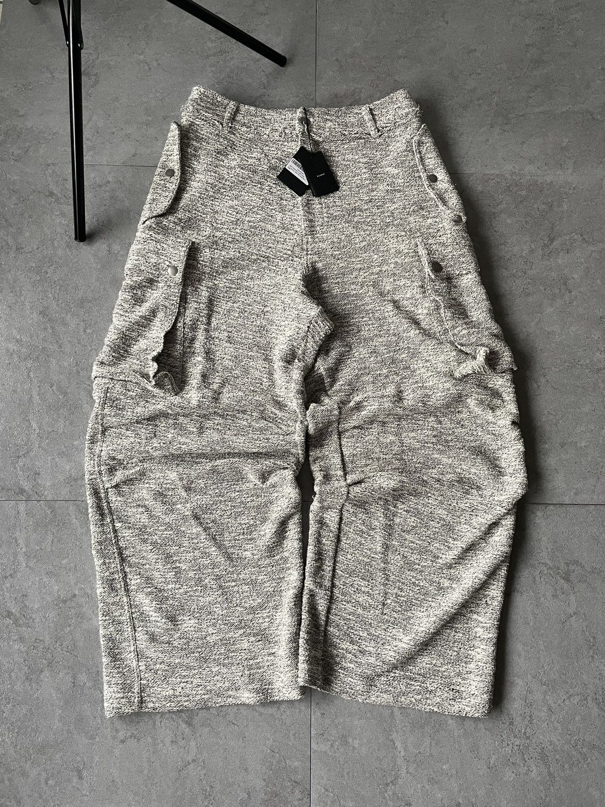 Alanui ALANUI B&W MOULINE CARGO PANTS 💫 Size US 34 / EU 50 - 3 Thumbnail