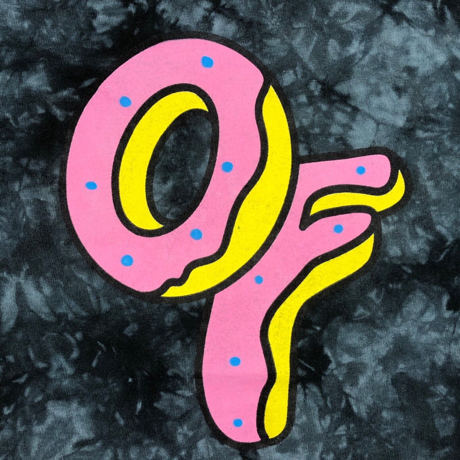 Odd Future × Vintage Odd Future Donut Logo OF Black Tie Dye Tee T Shirt Small Size US S / EU 44-46 / 1 - 2 Thumbnail