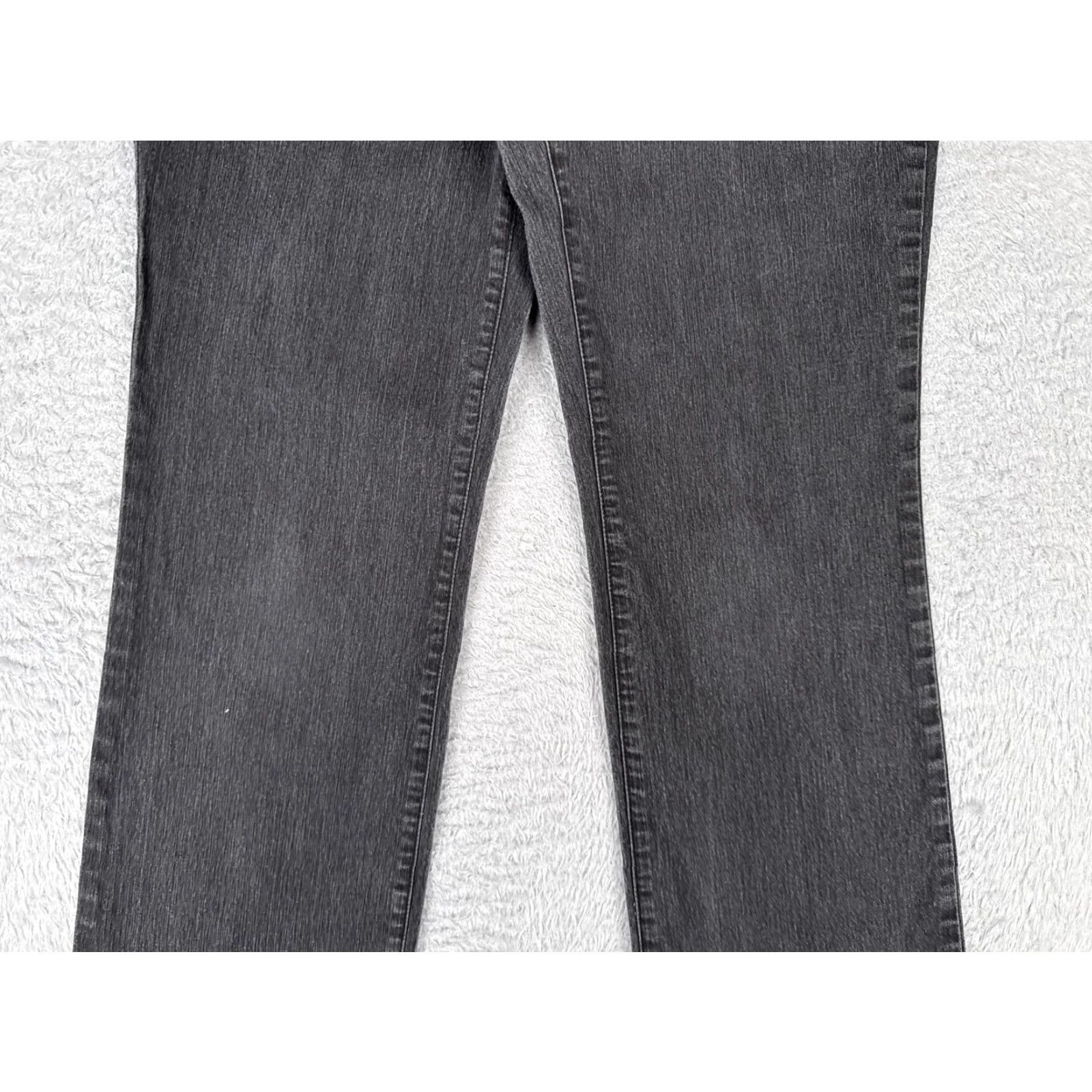 Vintage Christopher & Banks Jeans Womens 6 Mid Rise Straight Charcoal Wash Denim 30x30 Size 28" / US 6 / IT 42 - 3 Thumbnail
