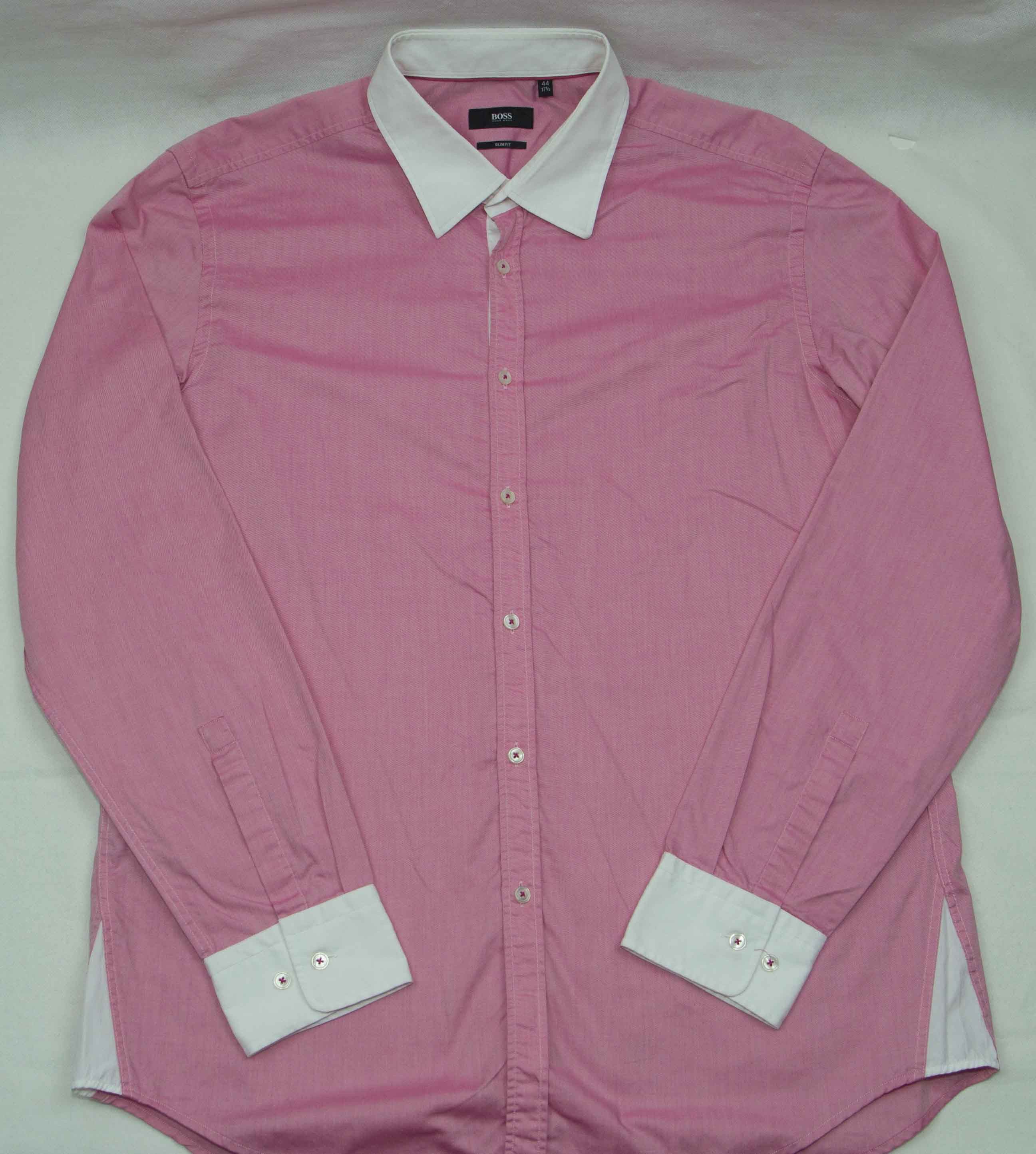 Hugo Boss -- MENS HUGO BOSS SHIRT LONG SLEEVE COTTON SIZE L Size US L / EU 52-54 / 3 - 4 Thumbnail