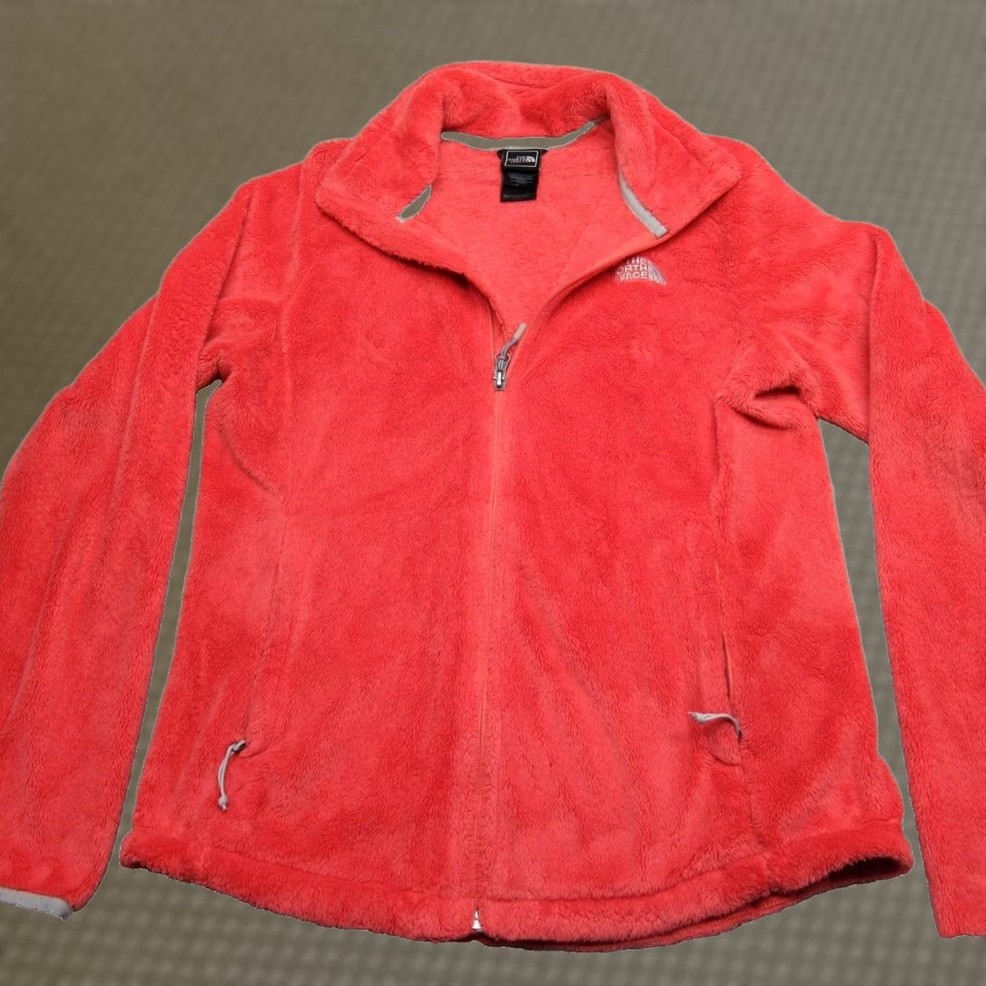 The North Face The North Face Osito Fleece Jacket Womens Medium Salmon Zip Pockets READ Size M / US 6-8 / IT 42-44 - 1 Thumbnail