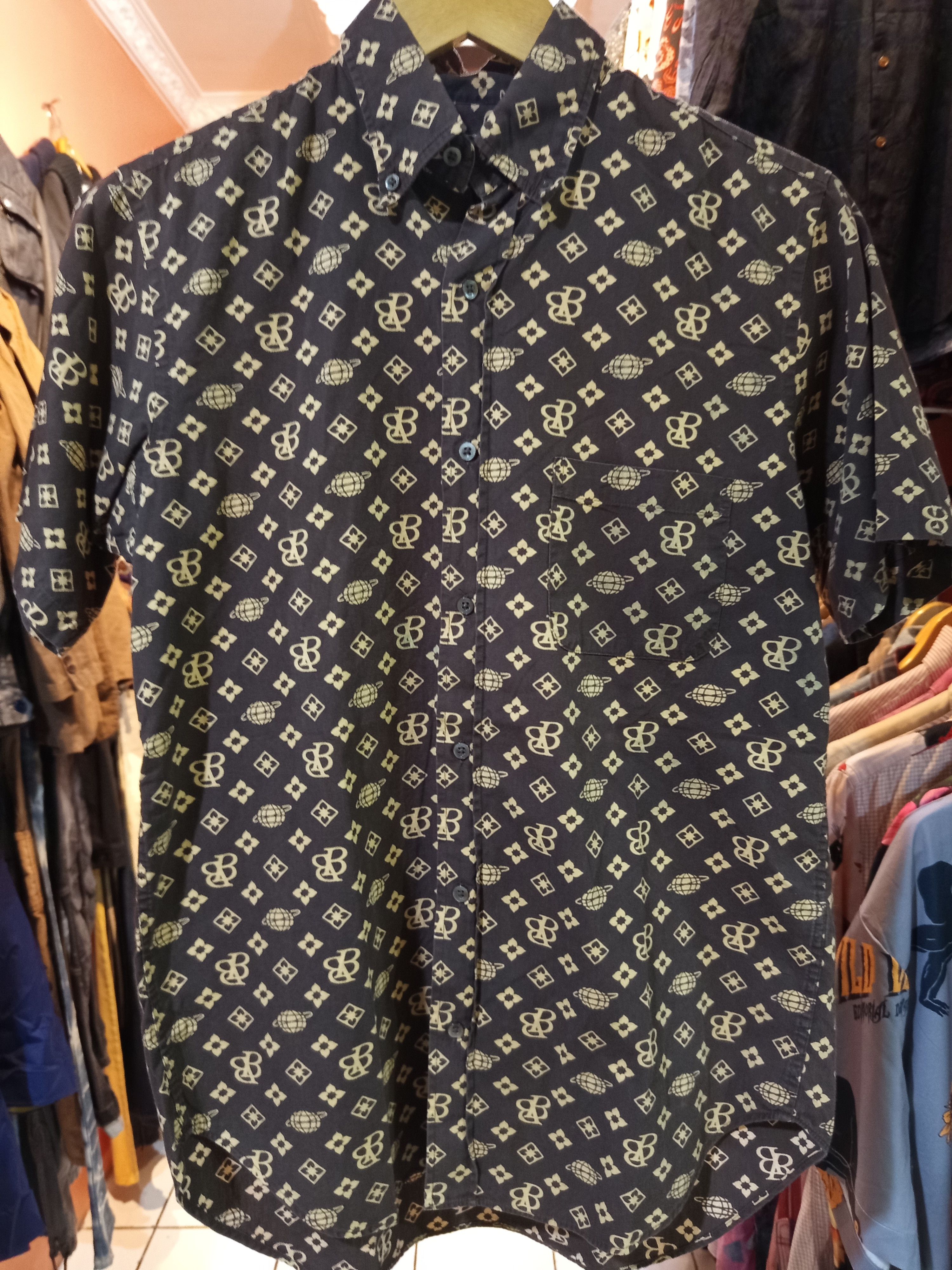 Beams Plus Beams Boy Monogram Print Short Sleeve Shirt Size US M / EU 48-50 / 2 - 1 Thumbnail