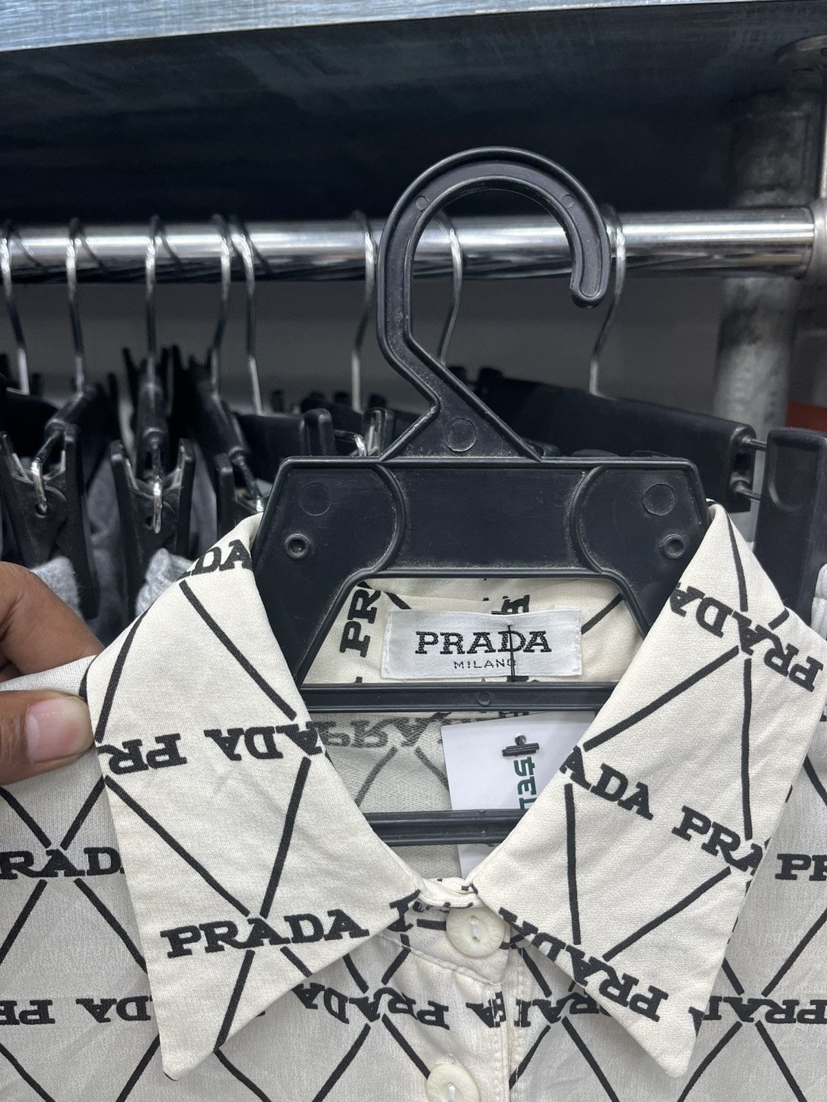 Prada USED VINTAGE PRADA WOMEN'S POLO SHIRT GOOD Size S / US 4 / IT 40 - 3 Thumbnail