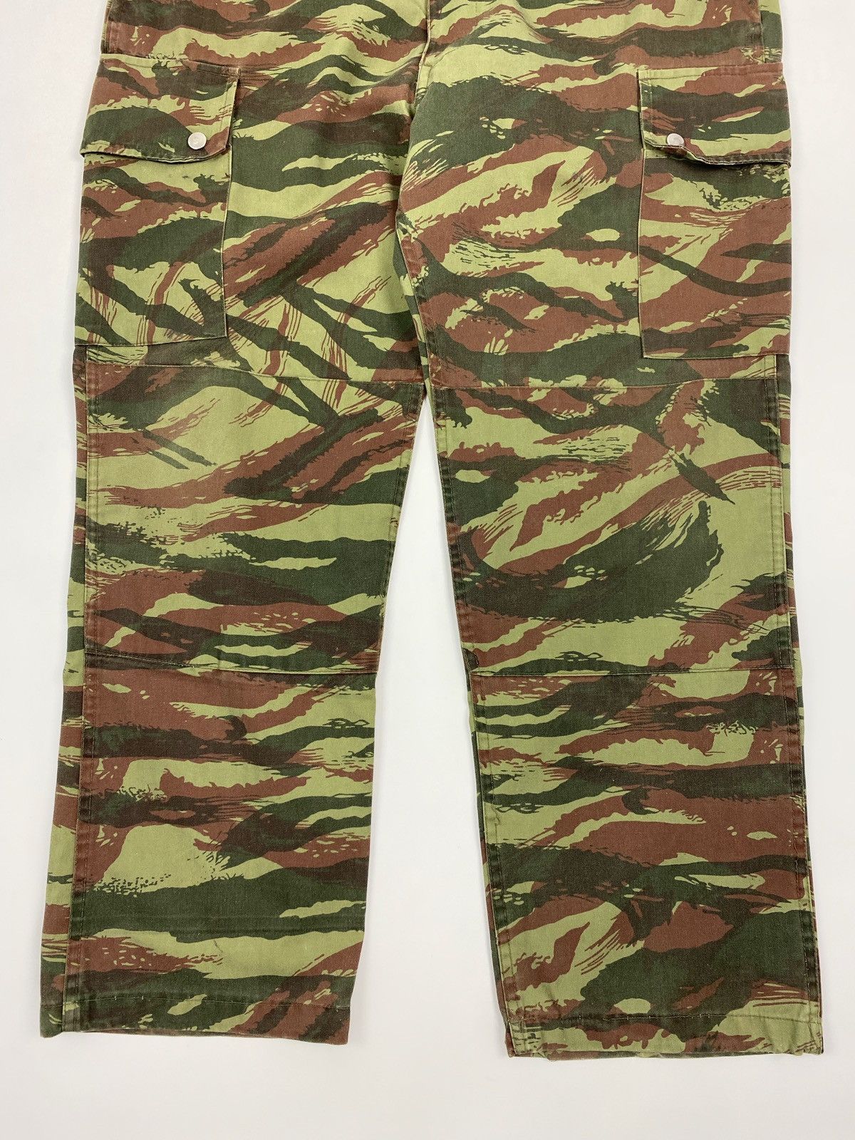 Vintage 1990’s Vintage Greek Army HBT Lizard Camo Cargo Pants Size US 34 / EU 50 - 7 Thumbnail