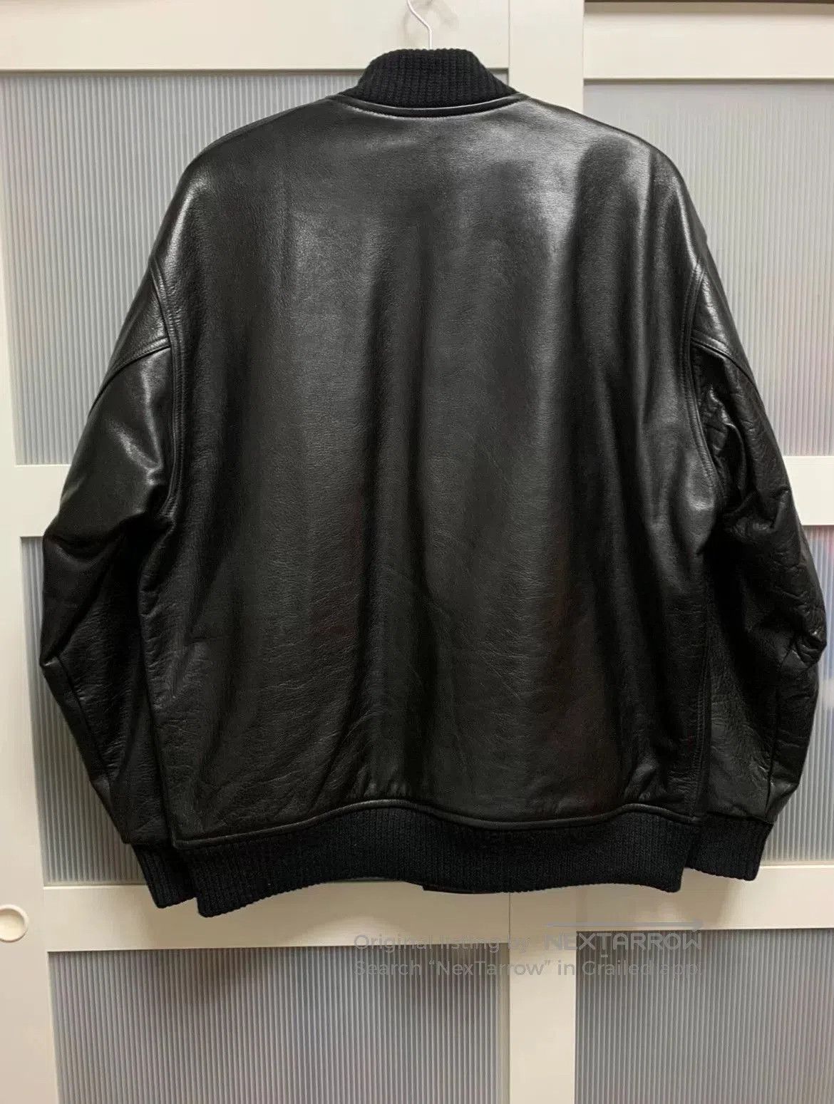 Wacko Maria Wacko Maria Leather Baseball Jacket with Lining. Size US M / EU 48-50 / 2 - 5 Thumbnail