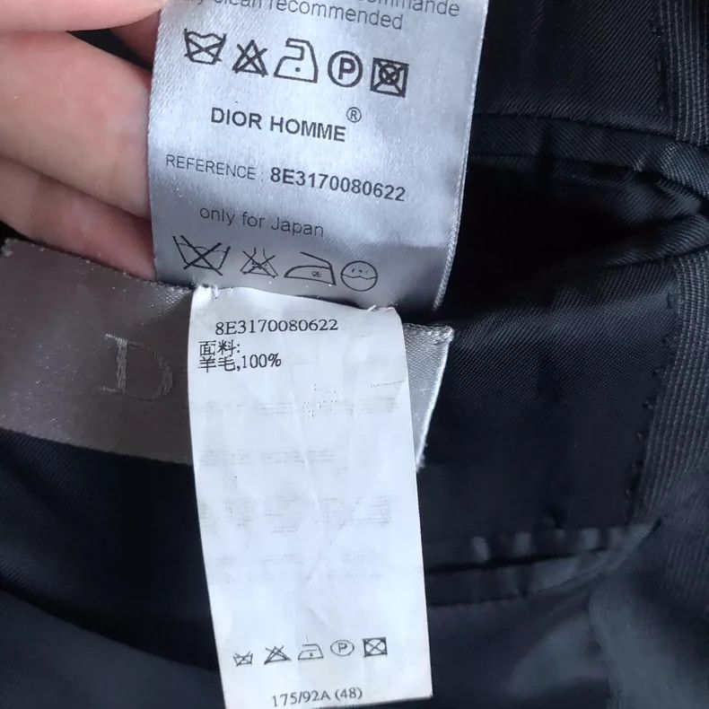Dior Dior 08ss vertical sword collar wool suit jacket 2501-Nexta Size US M / EU 48-50 / 2 - 7 Thumbnail
