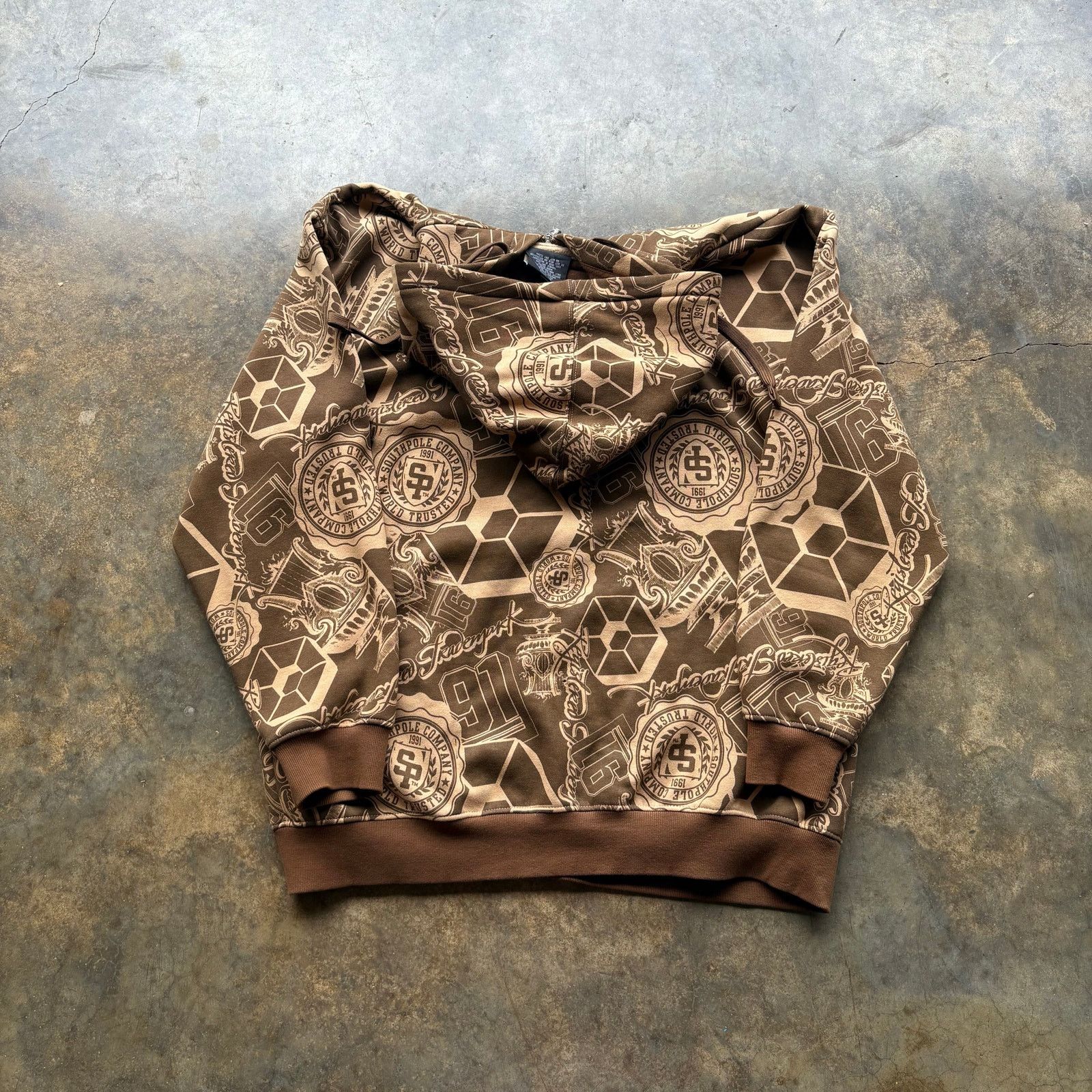 Southpole Super Rare Southpole GRAIL AOP Hooded Sweatshirt Size US XL / EU 56 / 4 - 4 Thumbnail