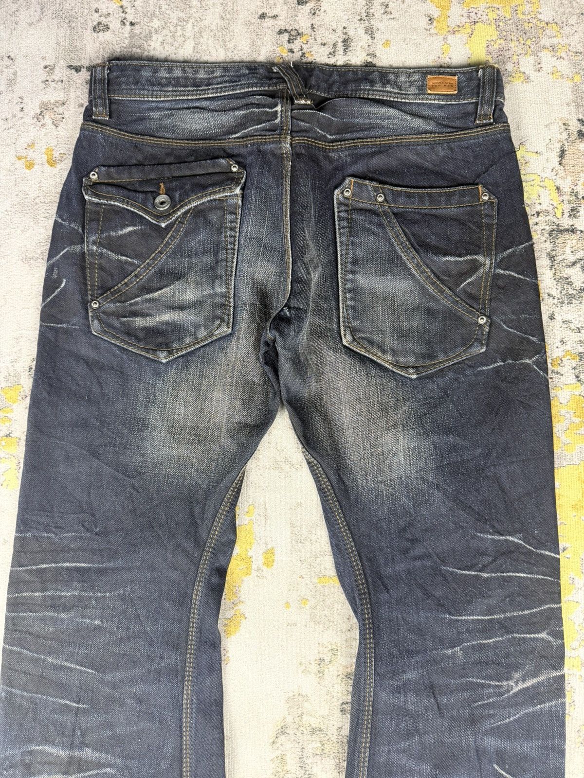 BUFFALO BOBS Flare Nicole Club Whisker Clawmark Denim Size US 31 - 5 Thumbnail