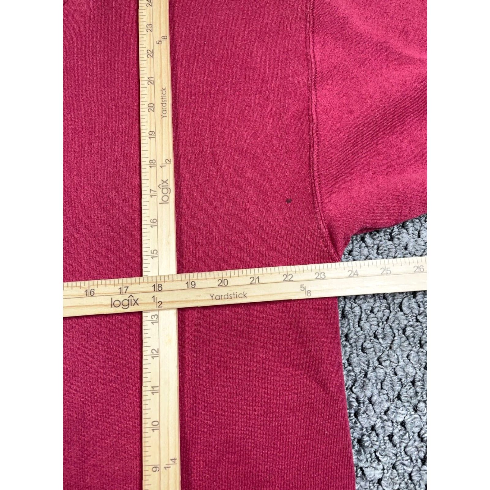Levi's VTG Levi's Brittania Sweatshirt Crew Neck Adult XL Red Solid Cotton Blend Polyester Fleece Logo 90s Hipster Retro Men’s Sweatshirt Size US XL / EU 56 / 4 - 7 Thumbnail