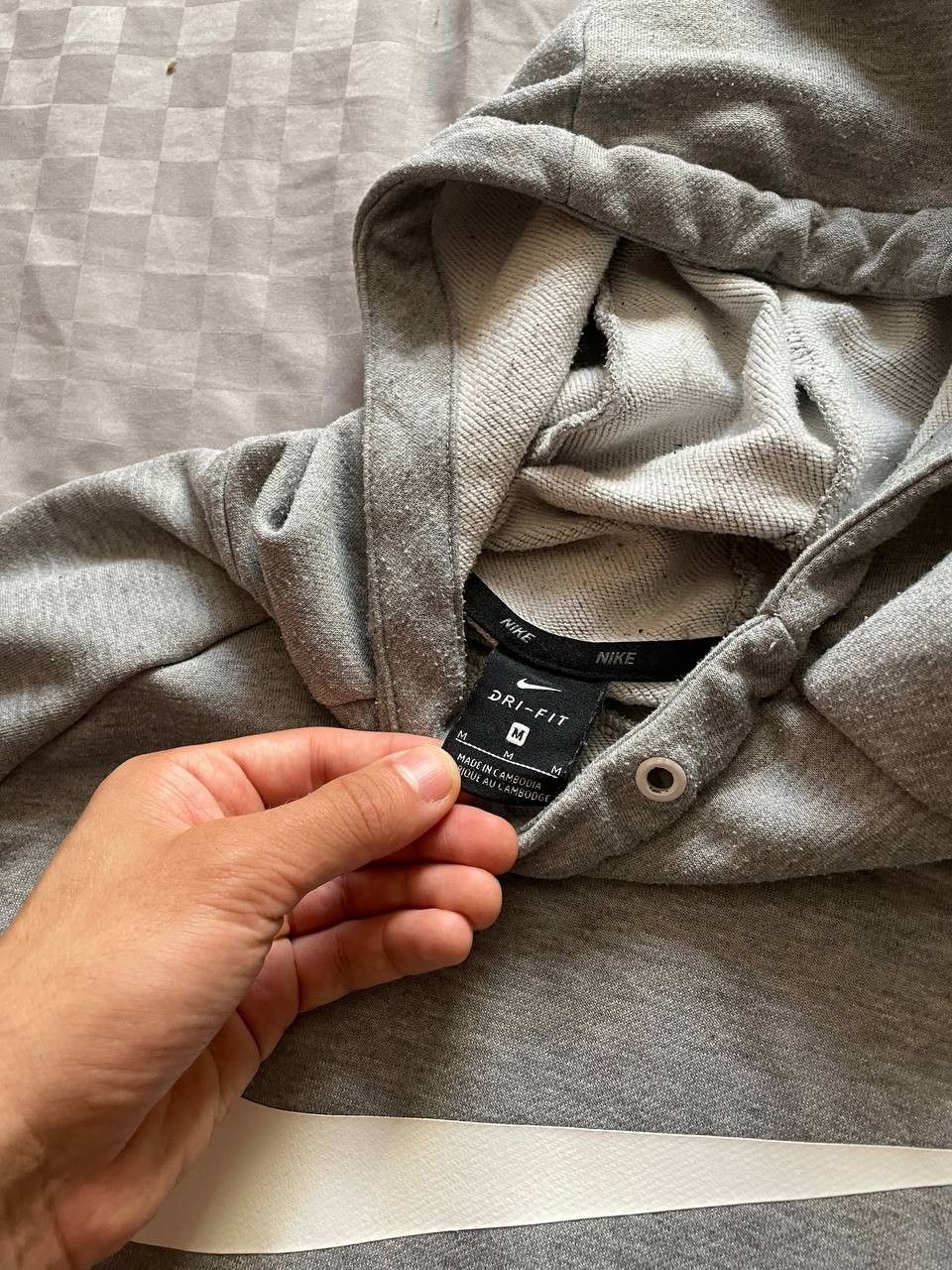 Nike Vintage Nike Hoodie Large Y2K Sportswear Swoosh Gray Size US M / EU 48-50 / 2 - 6 Thumbnail