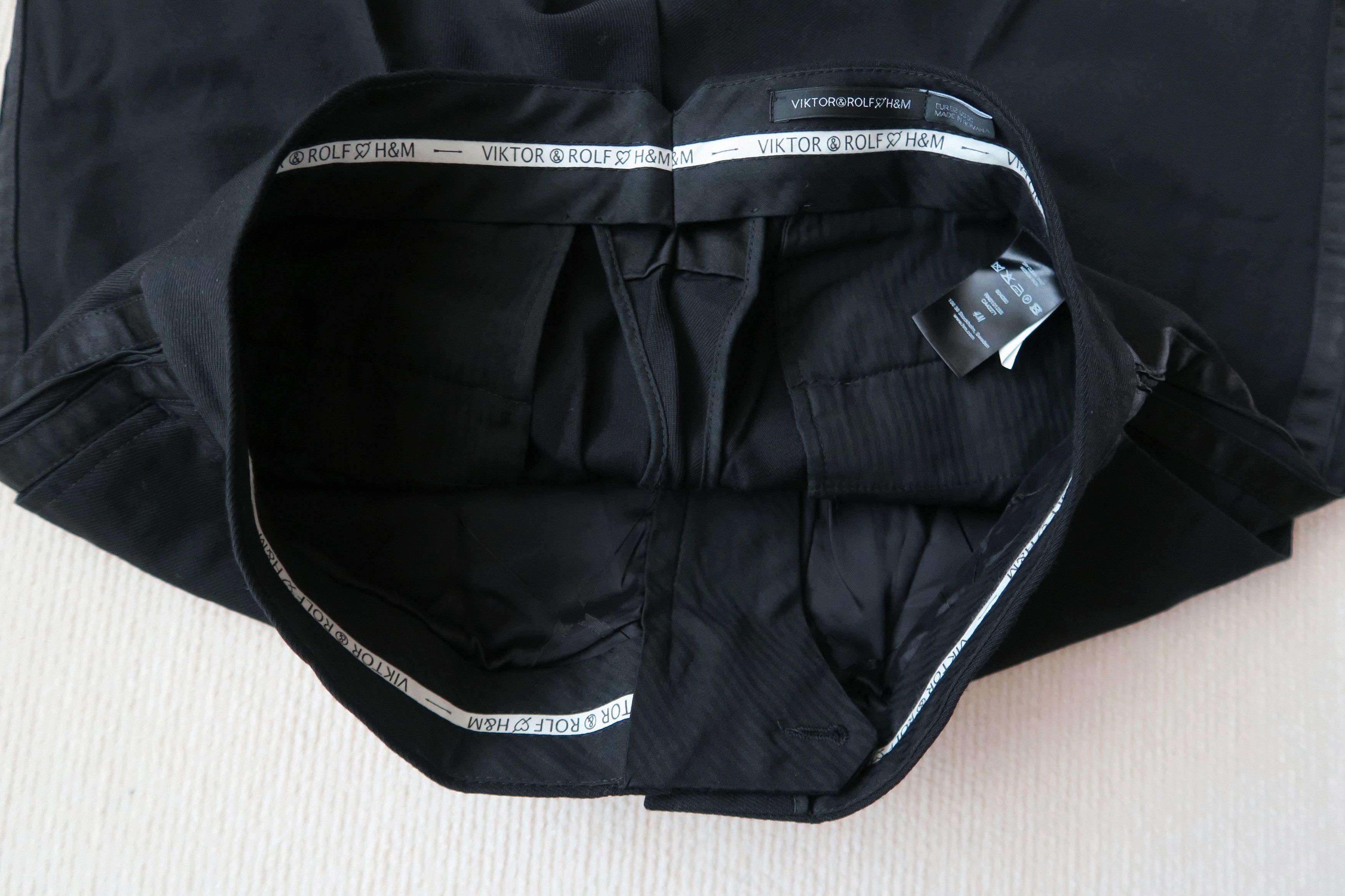 Viktor & Rolf H&M x Viktor & Rolf Tuxedo Style Straight Cut Pants Size US 36 / EU 52 - 7 Thumbnail