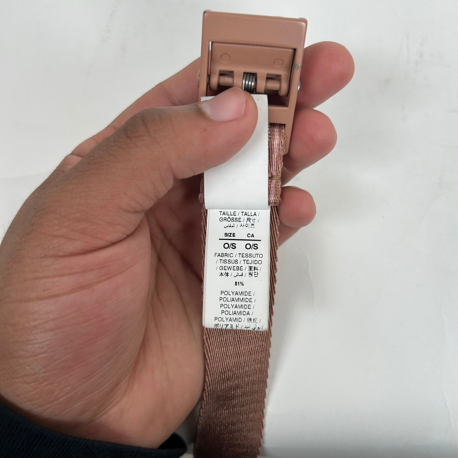 Off-White Off-White Pink Industrial Belt Size OS Size ONE SIZE - 5 Thumbnail