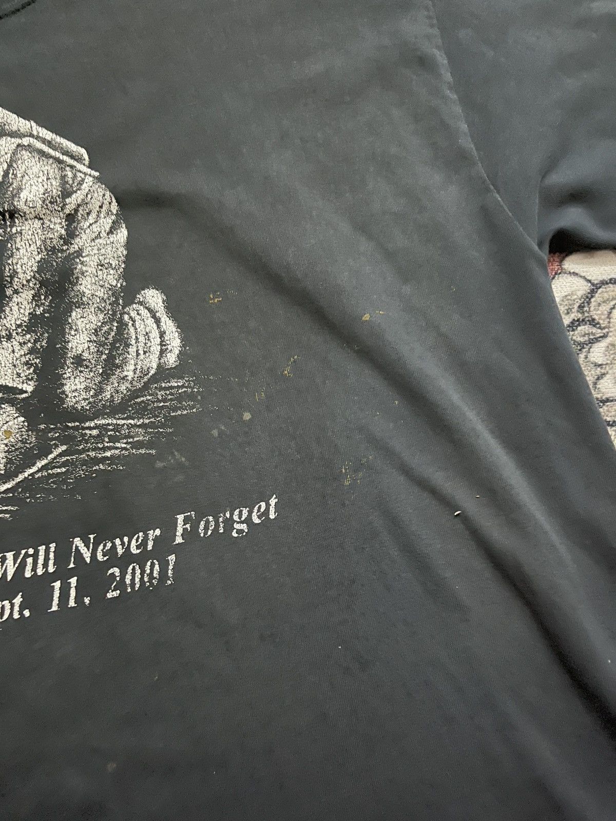 Vintage Vintage Y2K America World Trade Centre 9/11 Memorial Tee Size US L / EU 52-54 / 3 - 5 Thumbnail