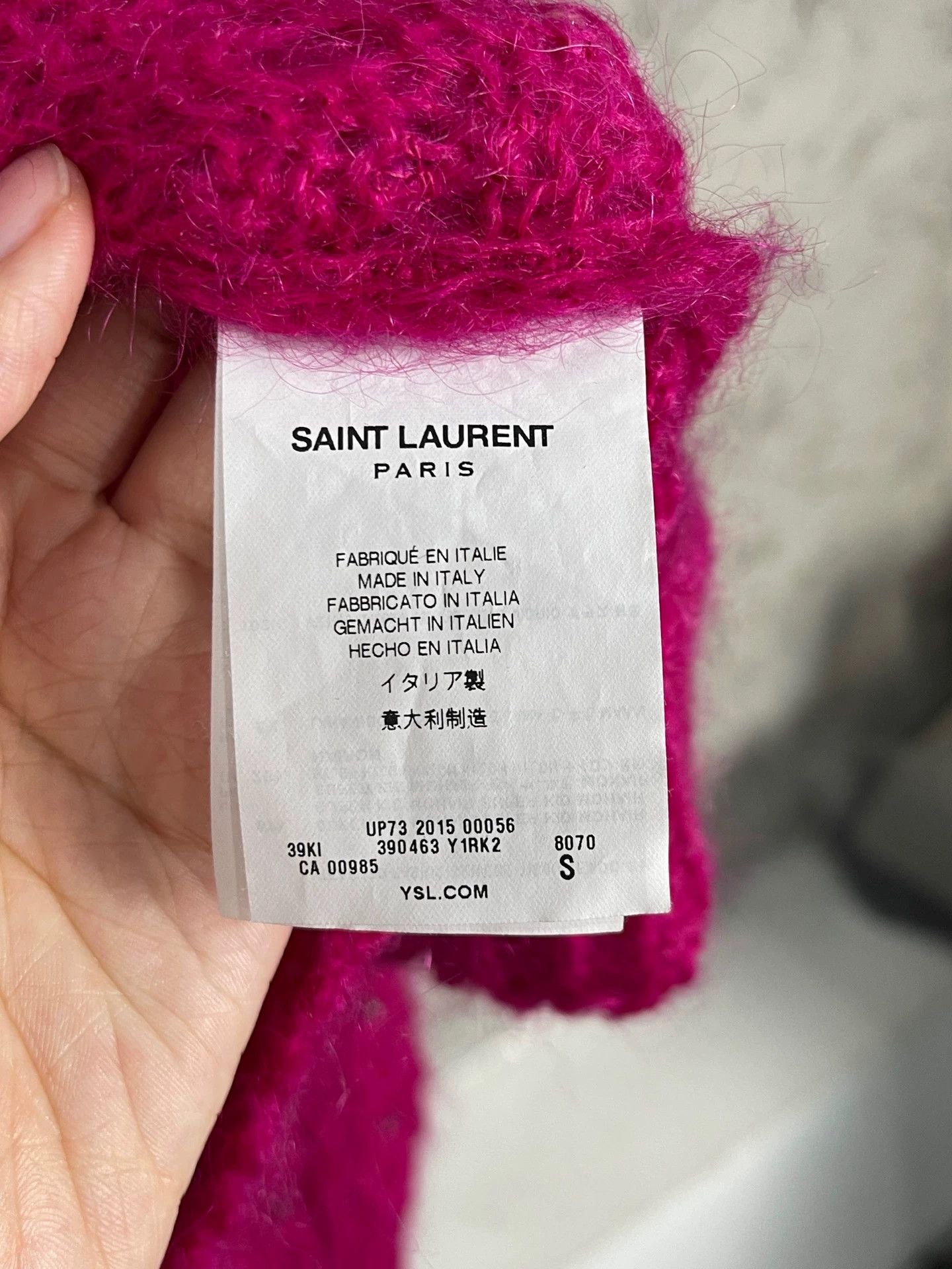 Saint Laurent Paris SLP Crystal Sweater Size S New Size S / US 4 / IT 40 - 7 Thumbnail
